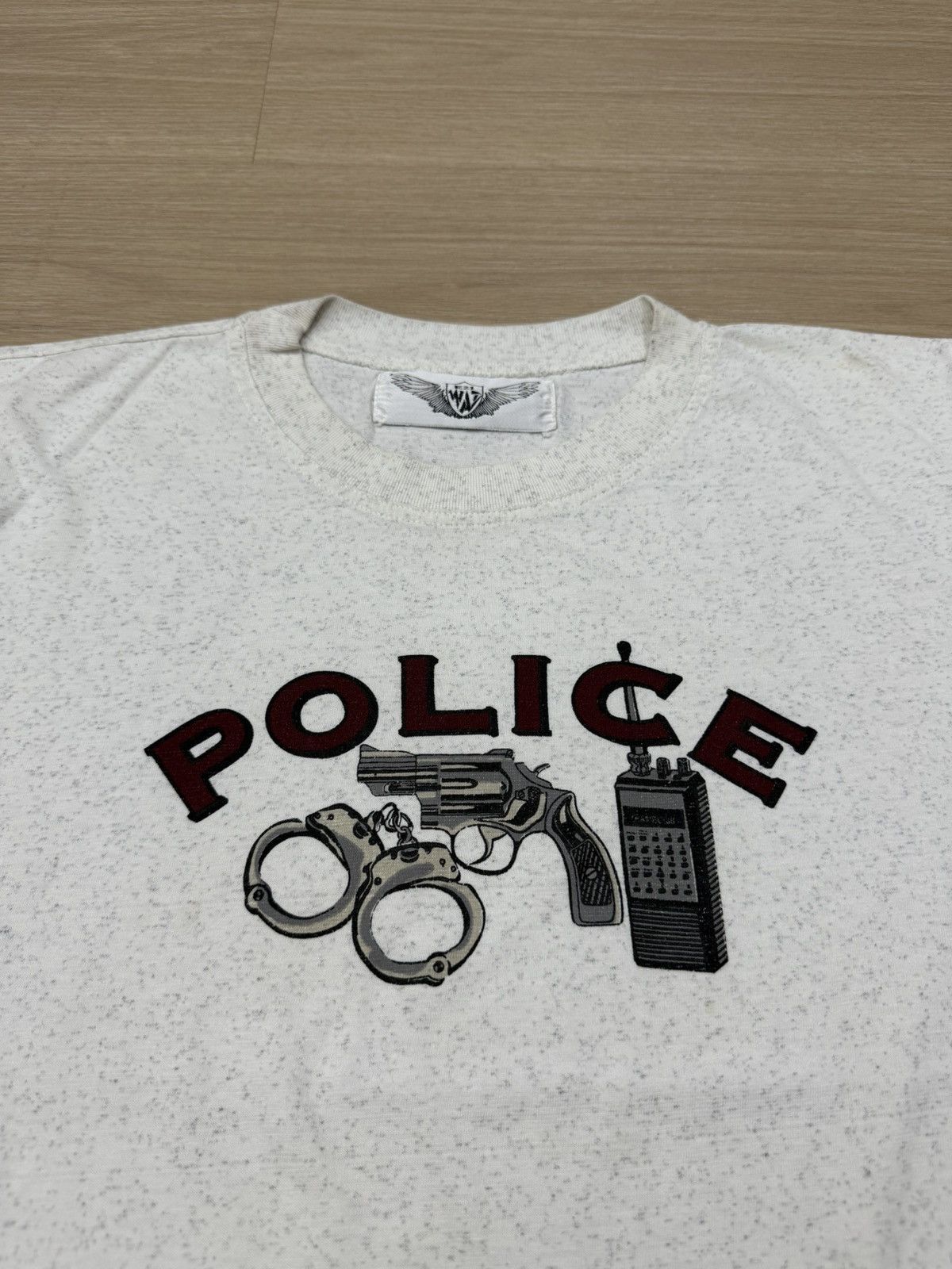 Vintage Vintage t-shirt police Size US L / EU 52-54 / 3 - 3 Thumbnail