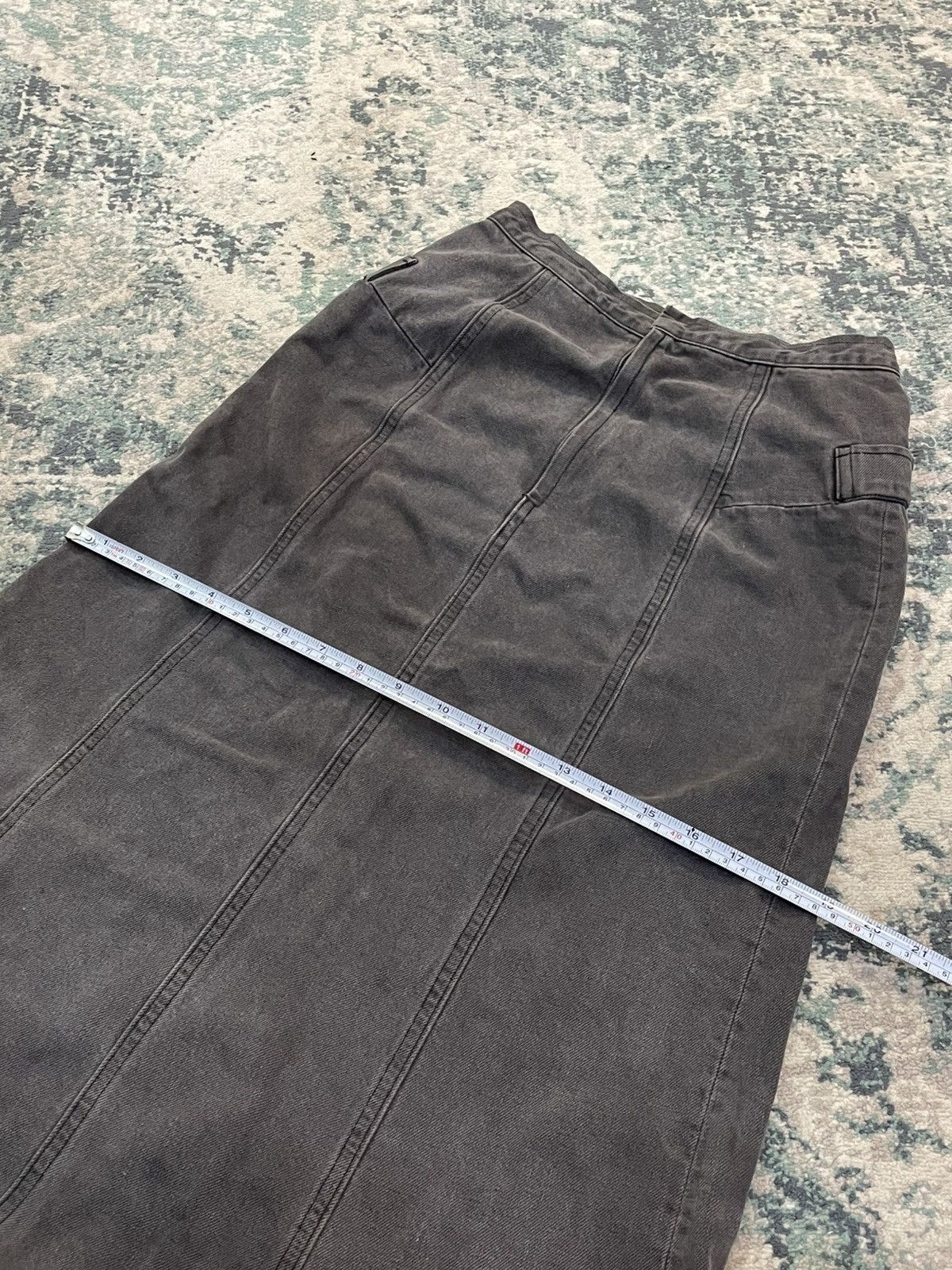 Comme des Garcons SS02 Comme des Garcons Black Denim Double Pocket Skirt Size 24" / US 00 / IT 34 - 8 Thumbnail