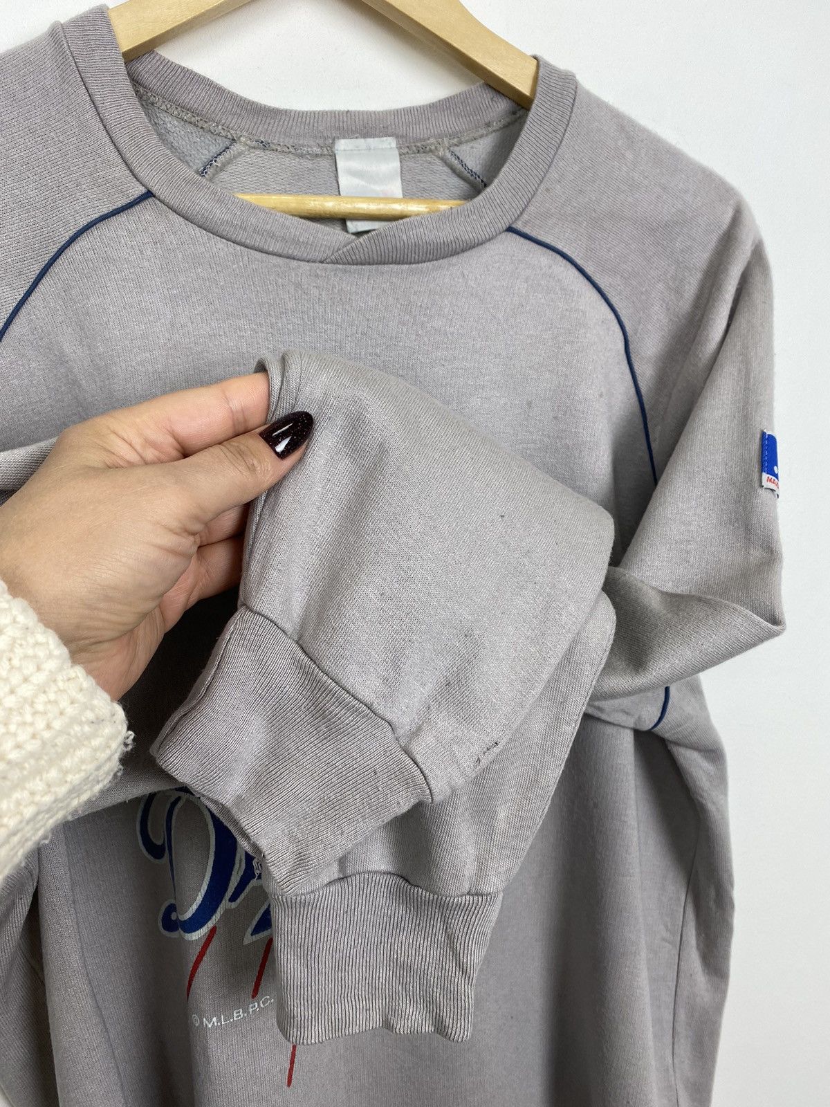 MLB Vintage MLB Los Angeles Dodgers 1986 Sweatshirt Old Crewneck Size US L / EU 52-54 / 3 - 6 Thumbnail
