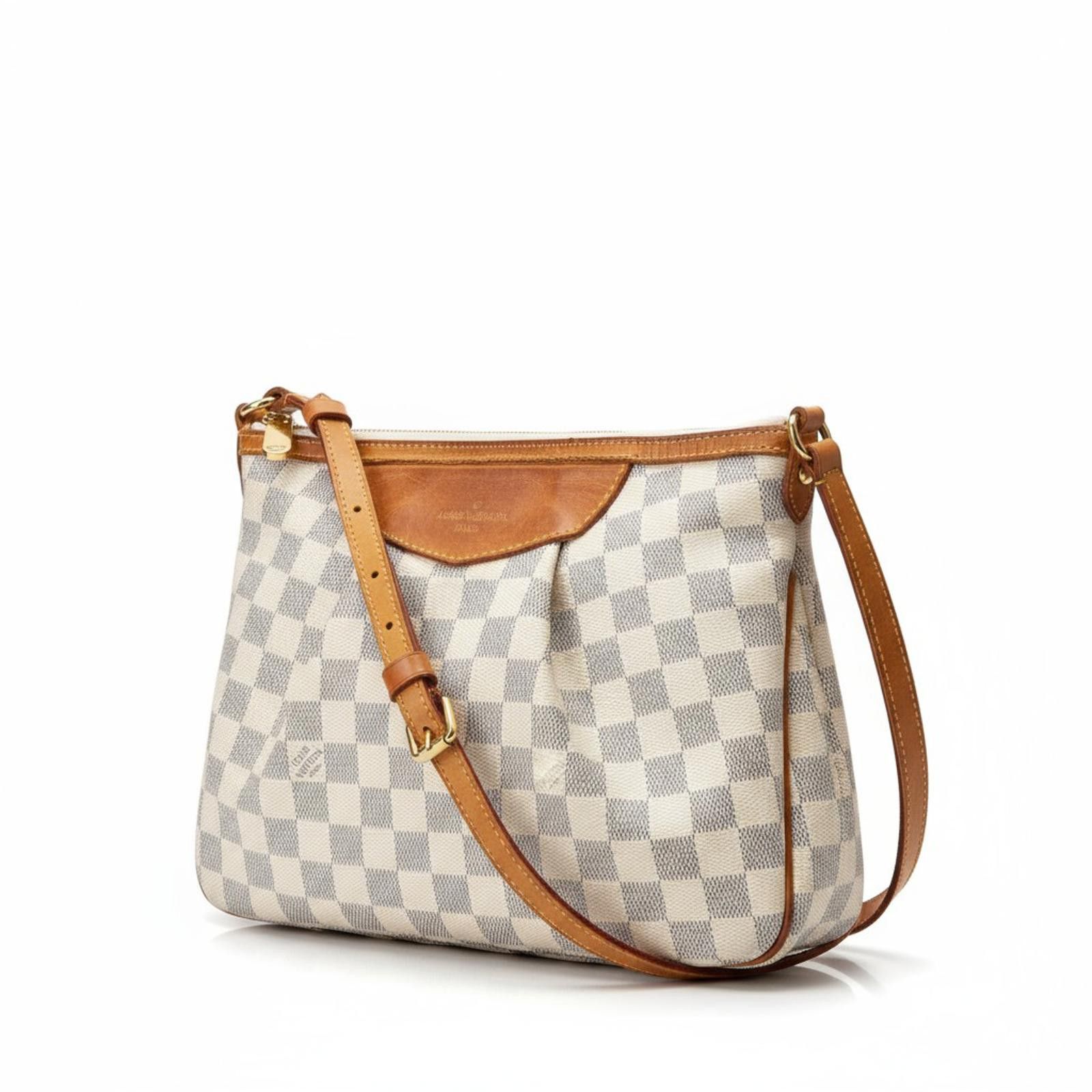 Louis Vuitton Louis Vuitton - Damier Azur Canvas Handbag Size ONE SIZE - 1 Thumbnail
