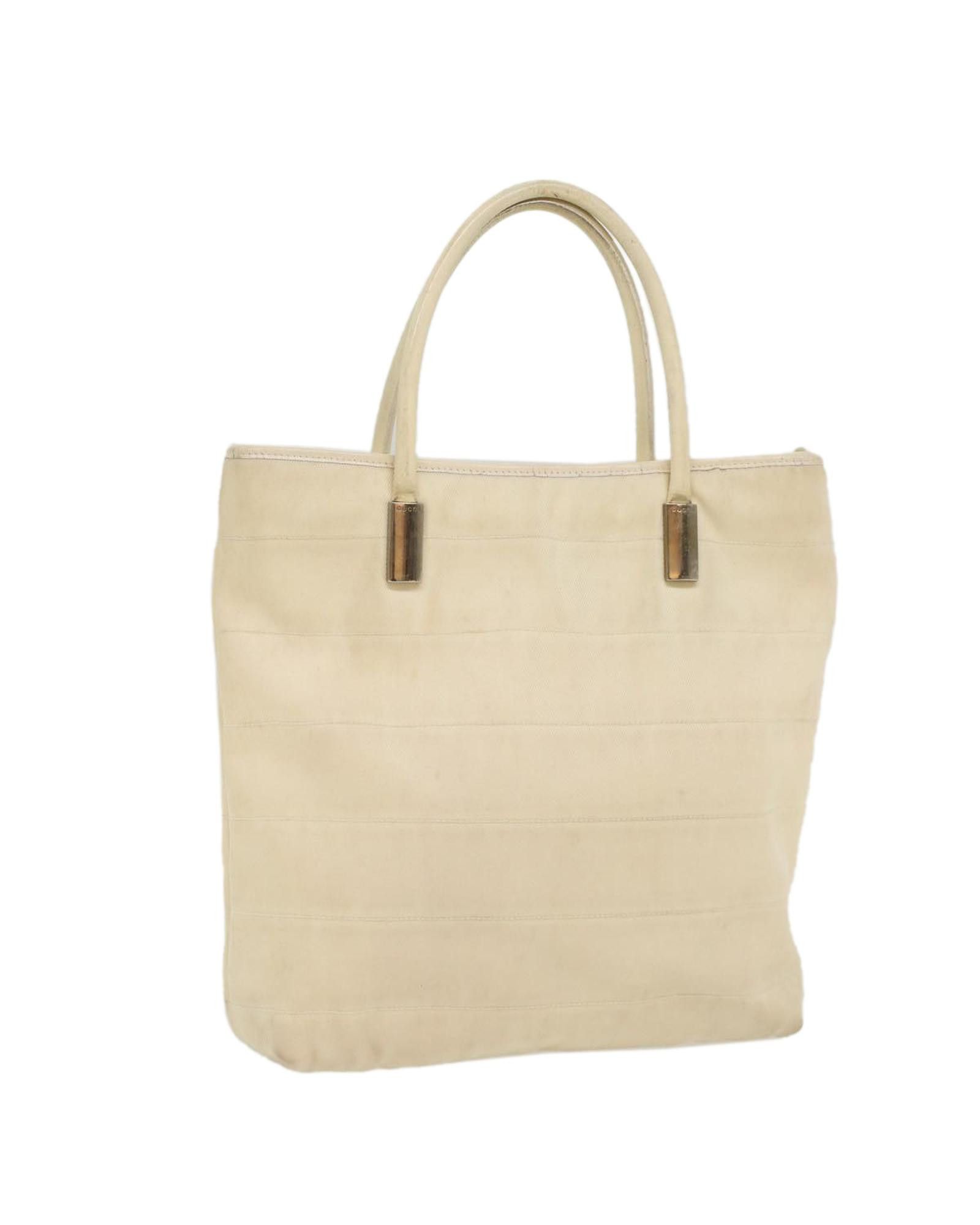 image of Gucci Beige Nylon Tote Bag - Good Condition, Women's