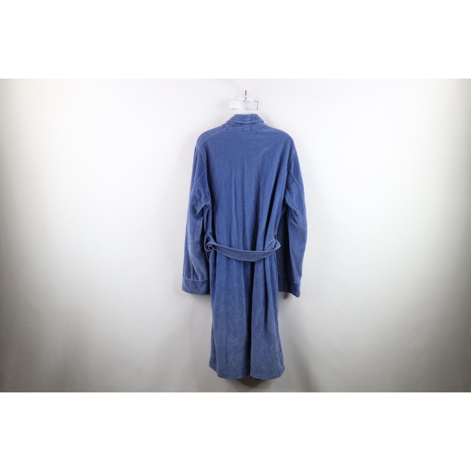 Vintage Vintage 50s Rockabilly Distressed Belted Velour Bath Robe Size US M / EU 48-50 / 2 - 14 Thumbnail
