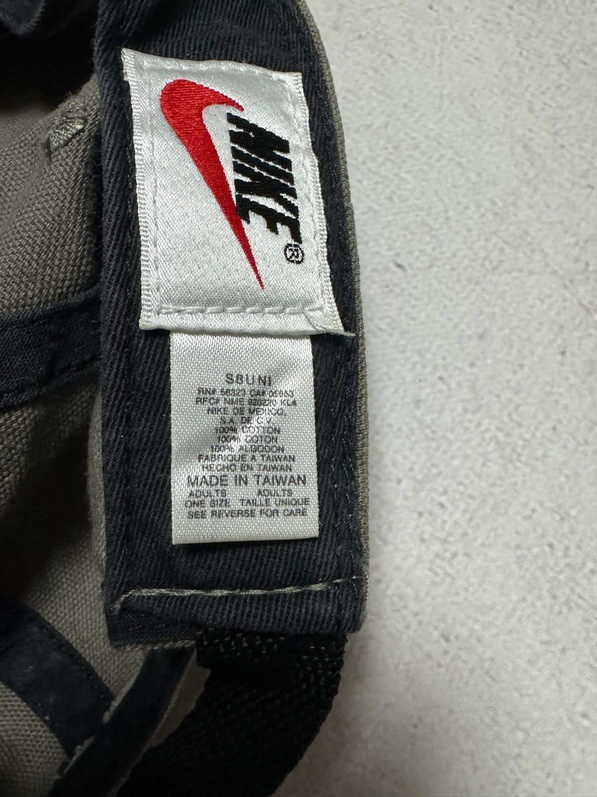 Nike × Vintage Vintage Nike Cap Swoosh Y2K 90s Size ONE SIZE - 7 Thumbnail