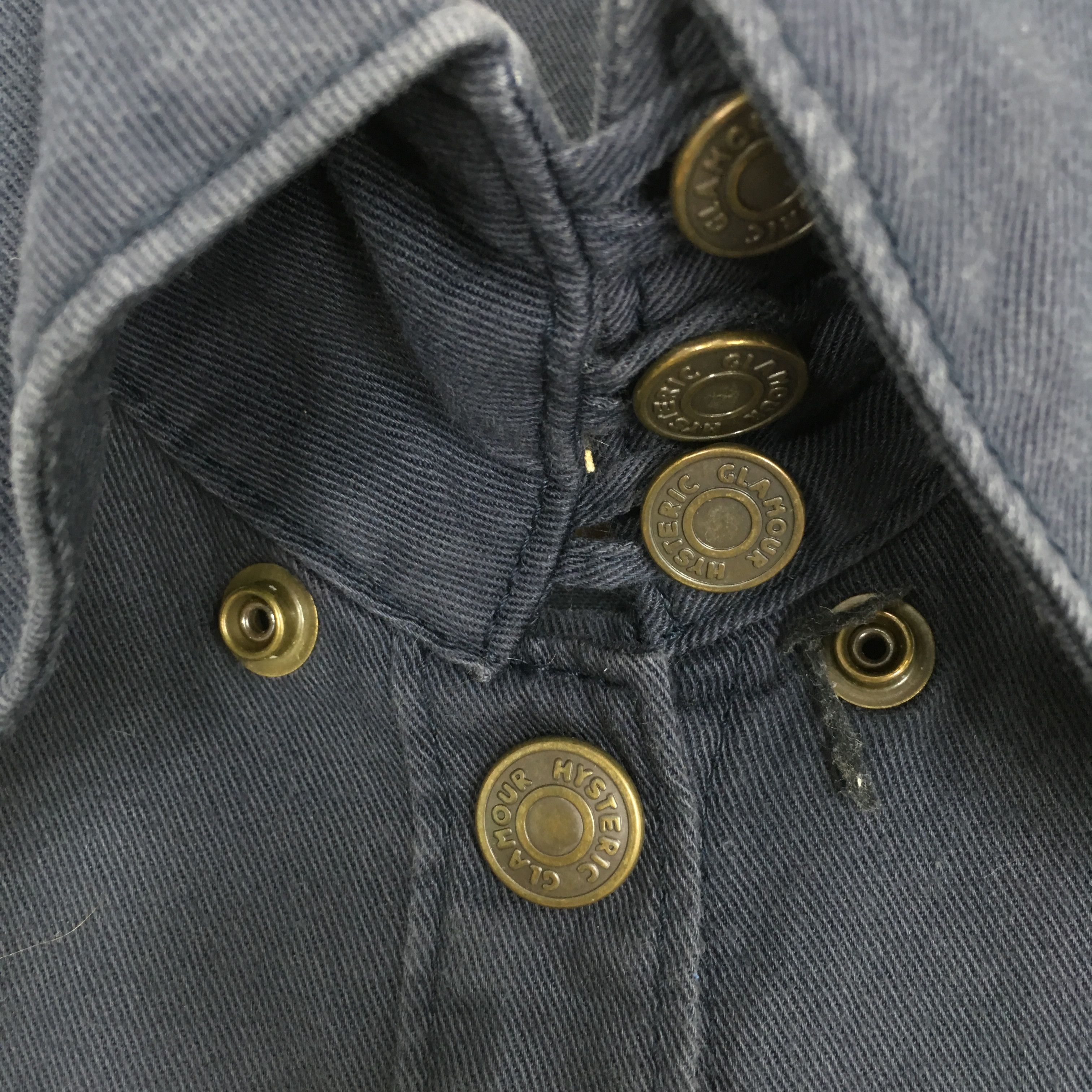 Hysteric Glamour Vintage Hysteric Glamour Japan Blue Shirt Xsmall - 1856 Size US XXS / EU 40 - 6 Thumbnail