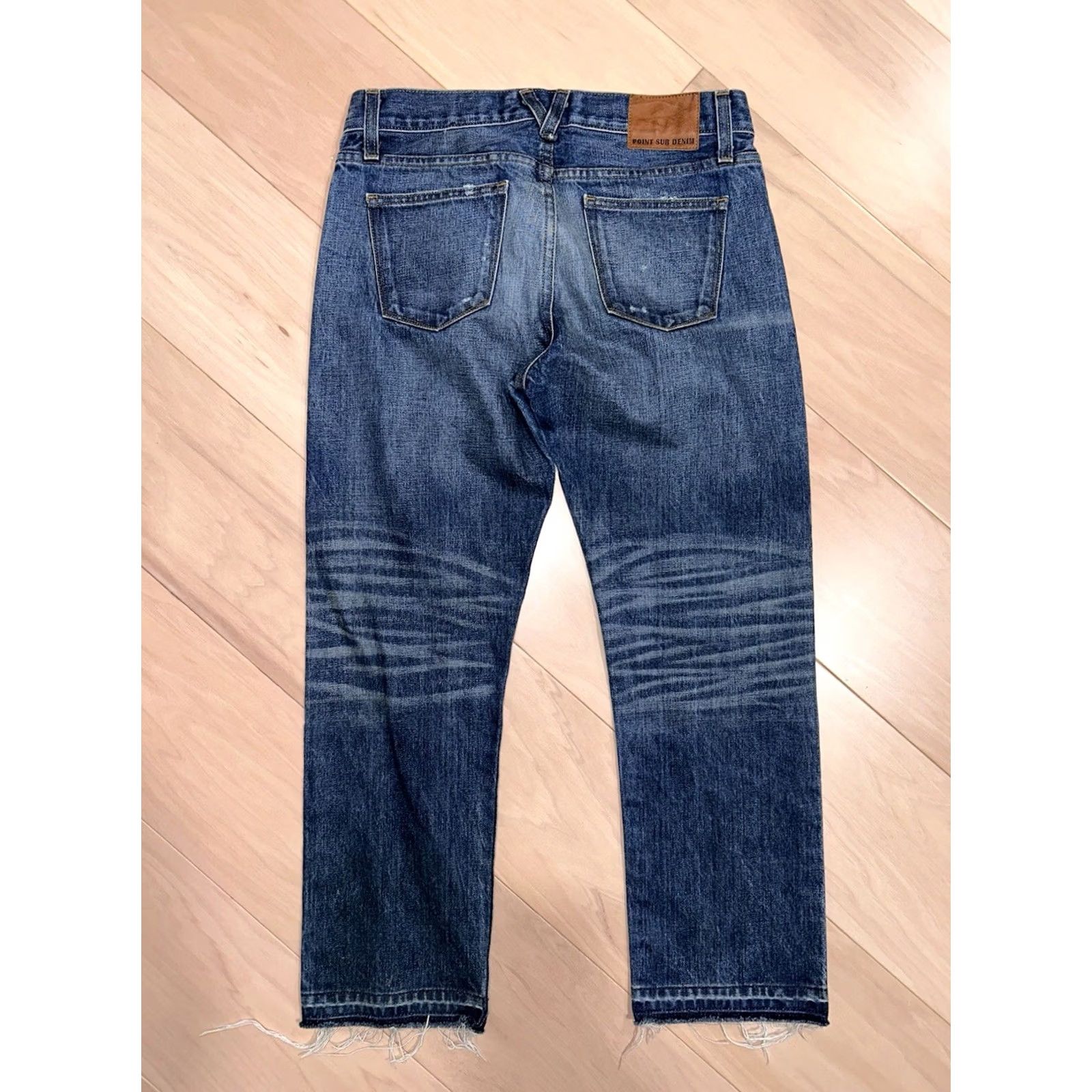 Denime VINTAGE Point Sur Jeans Blue 5-Pocket Denim USA Made Women's 30x25 Regular Slim Straight Urban Fashion City Apparel Size 30" / US 8 / IT 44 - 3 Thumbnail