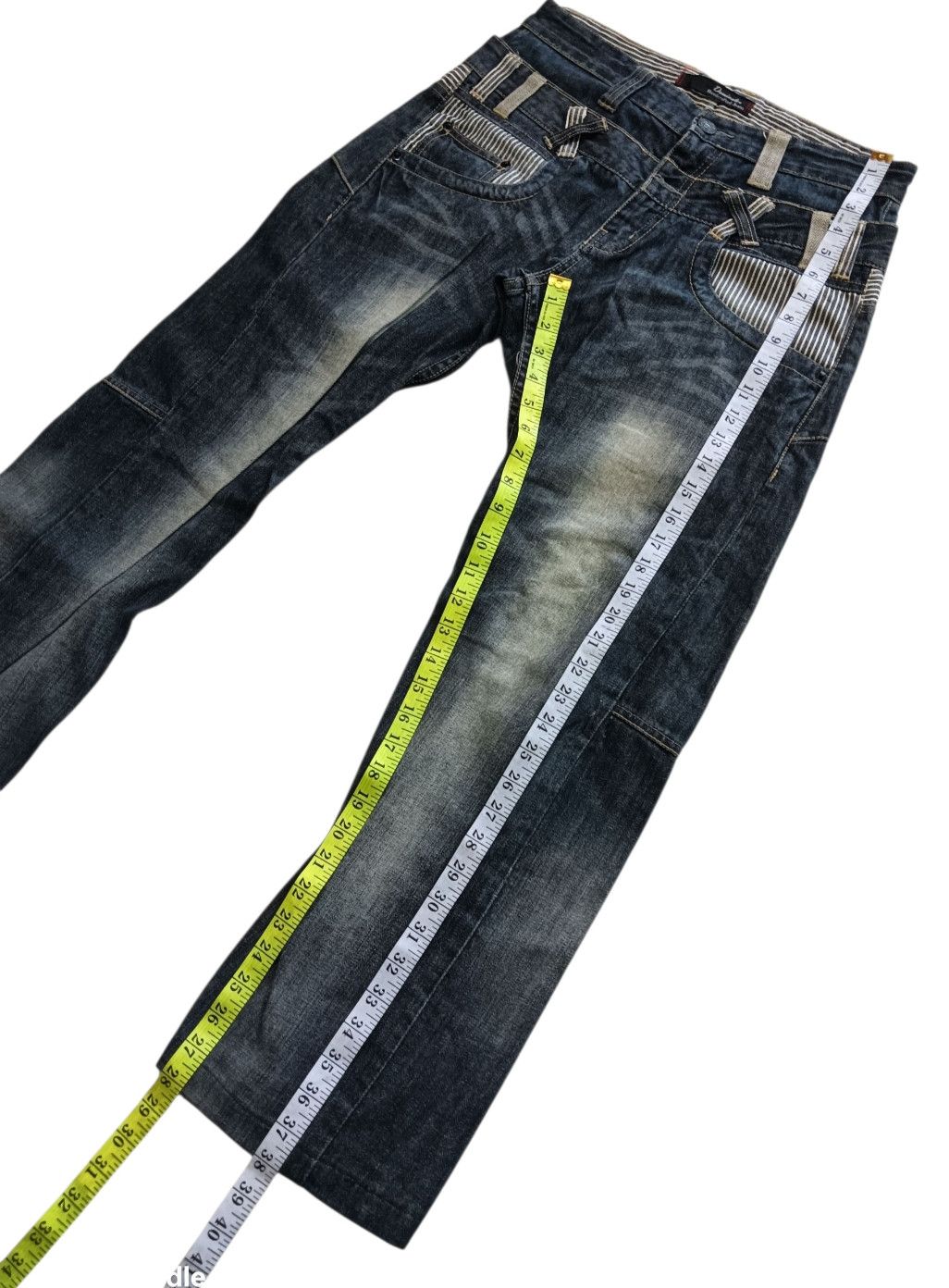 Other Dominate Double Waist Distressed Jeans Size US 32 / EU 48 - 12 Thumbnail