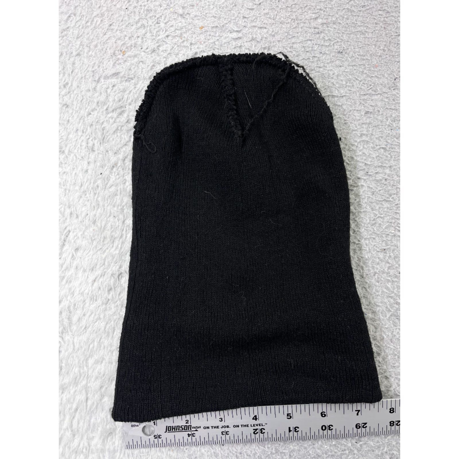 Vintage Beanie Beanie Hat/Cap Adult One Size Black Knit 100% Polyester Skater Ski Snow Winter Men Wool? Size ONE SIZE - 3 Thumbnail