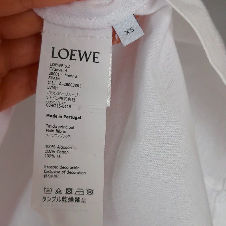 Loewe LOEWE White short sleeves Size XS / US 0-2 / IT 36-38 - 4 Thumbnail