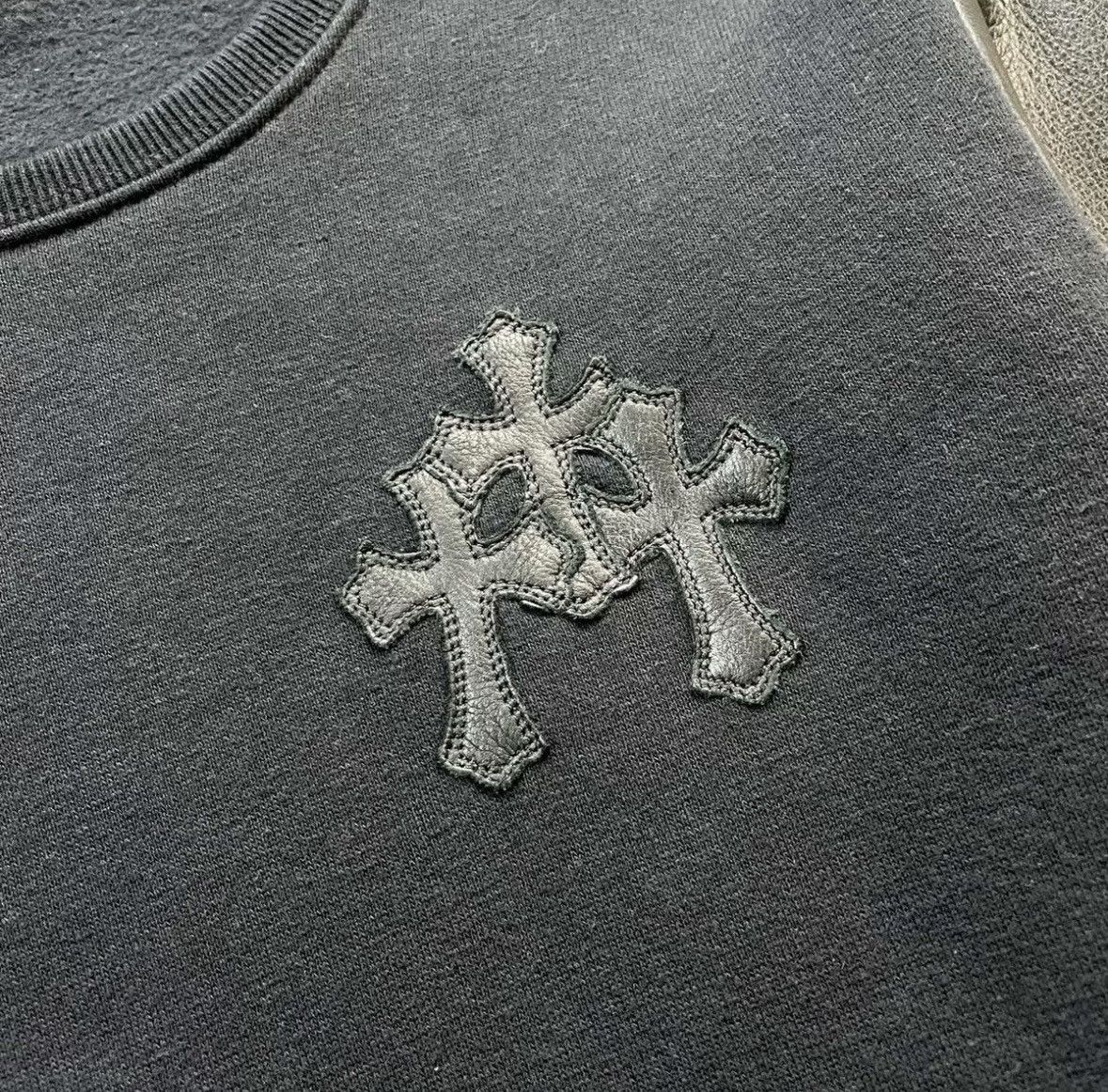 Chrome Hearts Chrome hearts split leather hoodie Size US L / EU 52-54 / 3 - 2 Thumbnail
