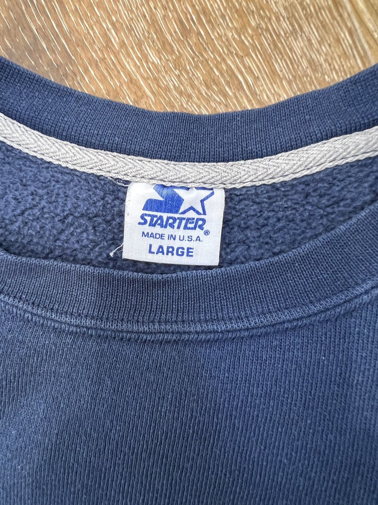 New York Yankees Vintage 1996 New York Yankees starter thrashed sweater Size US L / EU 52-54 / 3 - 7 Thumbnail