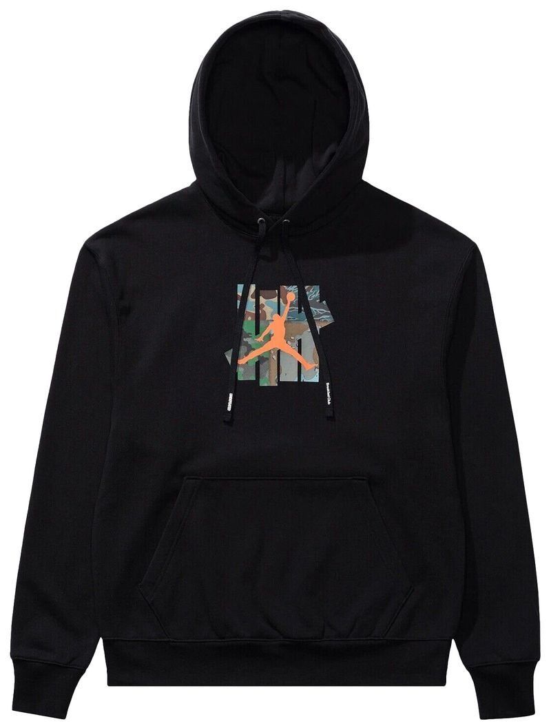 Jordan Brand × Undefeated Air Jordan x Undefeated Hoodie 'Black' DX4299 010 Size US M / EU 48-50 / 2 - 1 Thumbnail