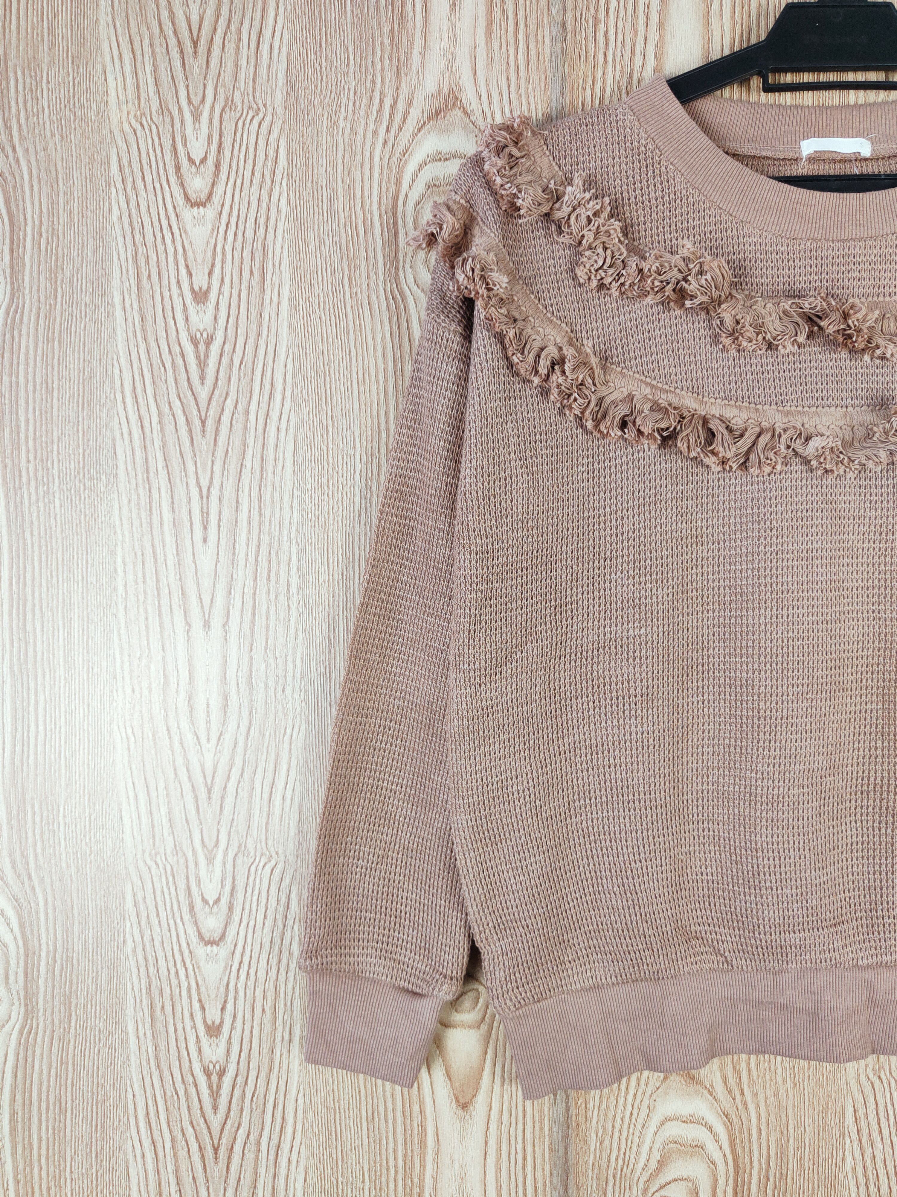 GU × Homespun Knitwear × Japanese Brand GU Brown Knitwear Sweatshirts #W548 Size S / US 4 / IT 40 - 3 Thumbnail