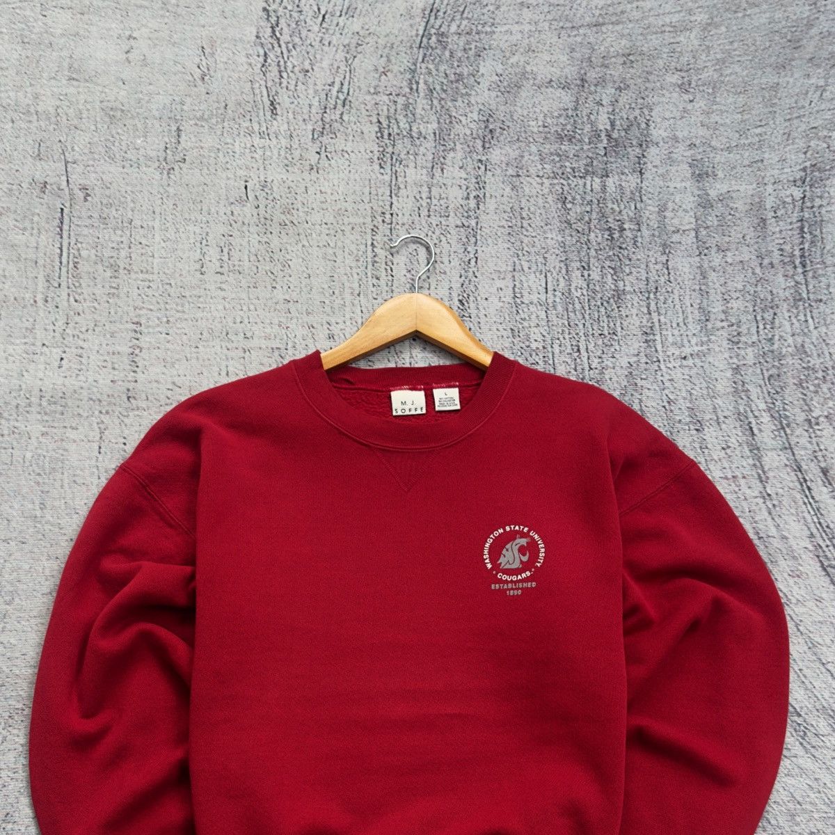 Soffe VINTAGE UNIVERSITY WASHINGTON COLLEGE SWEATSHIRT Size US L / EU 52-54 / 3 - 2 Thumbnail