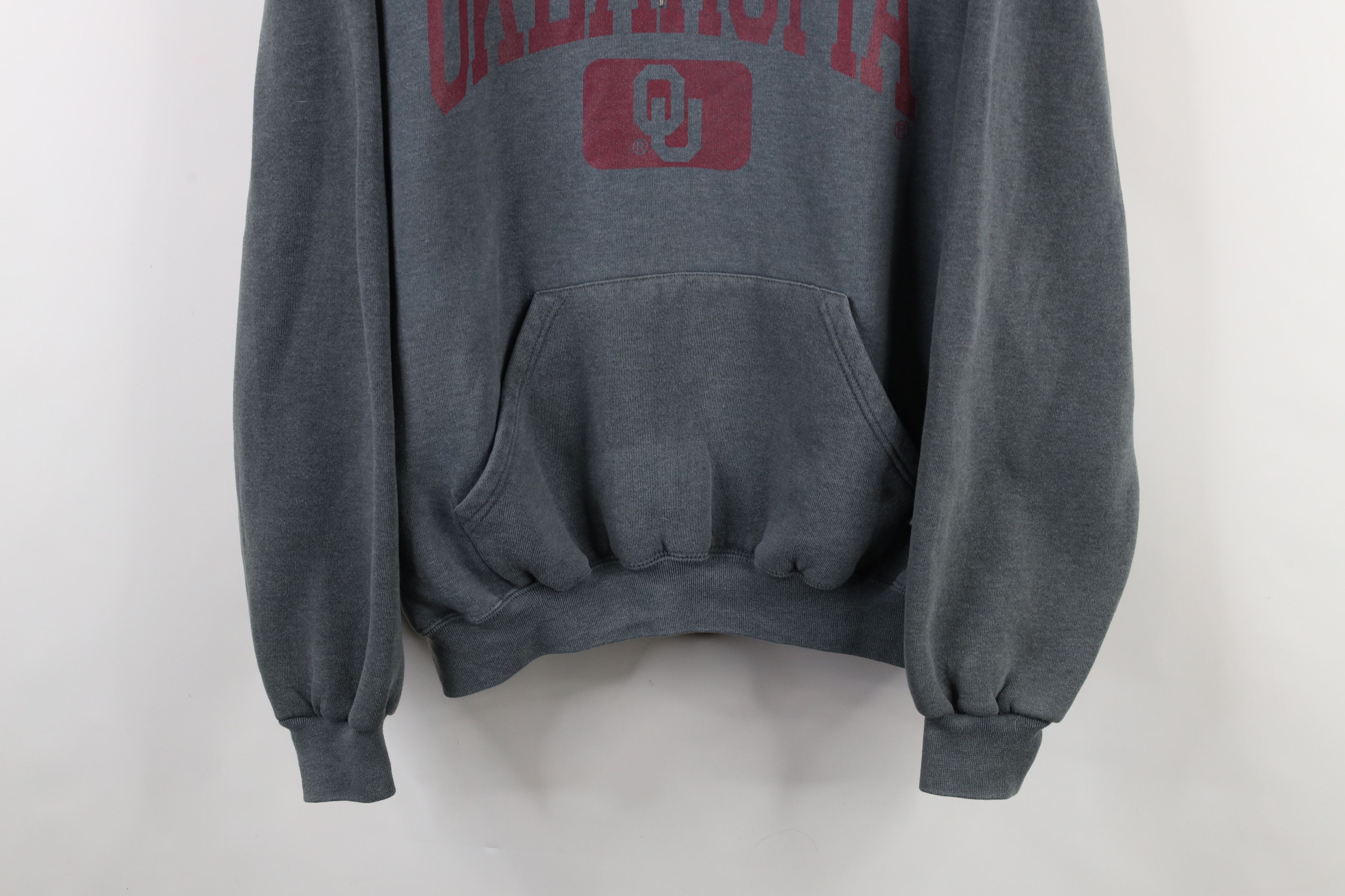 Russell Athletic × Vintage Vintage 90s Russell Athletic Oklahoma University Hoodie Size US XXL / EU 58 / 5 - 3 Thumbnail