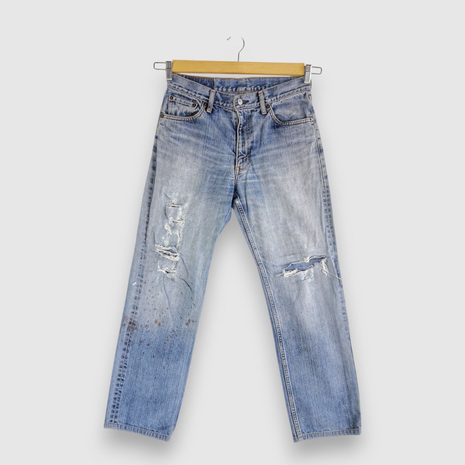Levi's Vintage Levis Sun Faded Jeans Distressed Light Wash Denim Size 28" / US 6 / IT 42 - 1 Thumbnail