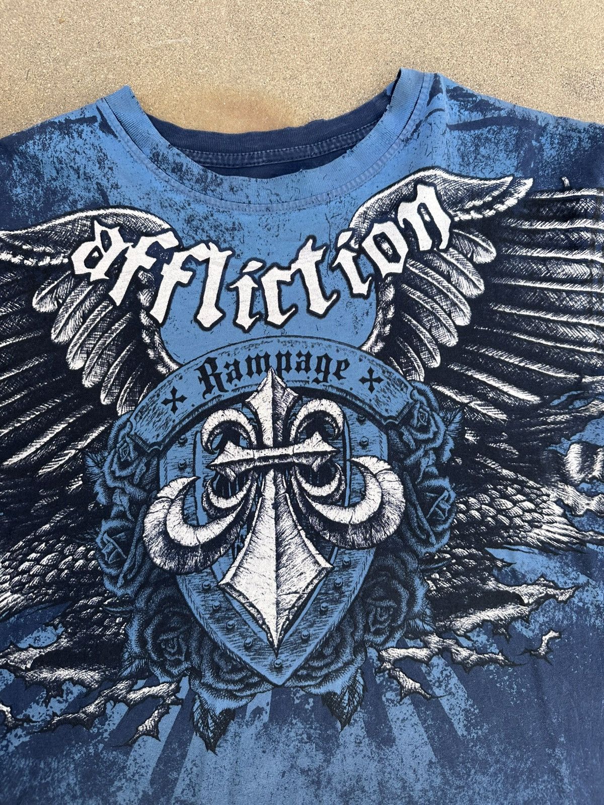 Affliction × UFC Affliction Rampage Jackson collab shirt size large Size US L / EU 52-54 / 3 - 3 Thumbnail