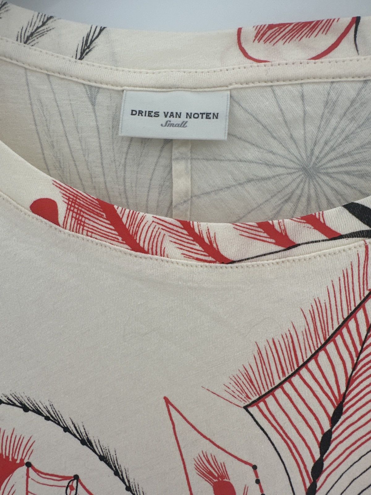 Dries Van Noten Dries Van Noten Archive Abstract T-shirt Size S / US 4 / IT 40 - 4 Thumbnail