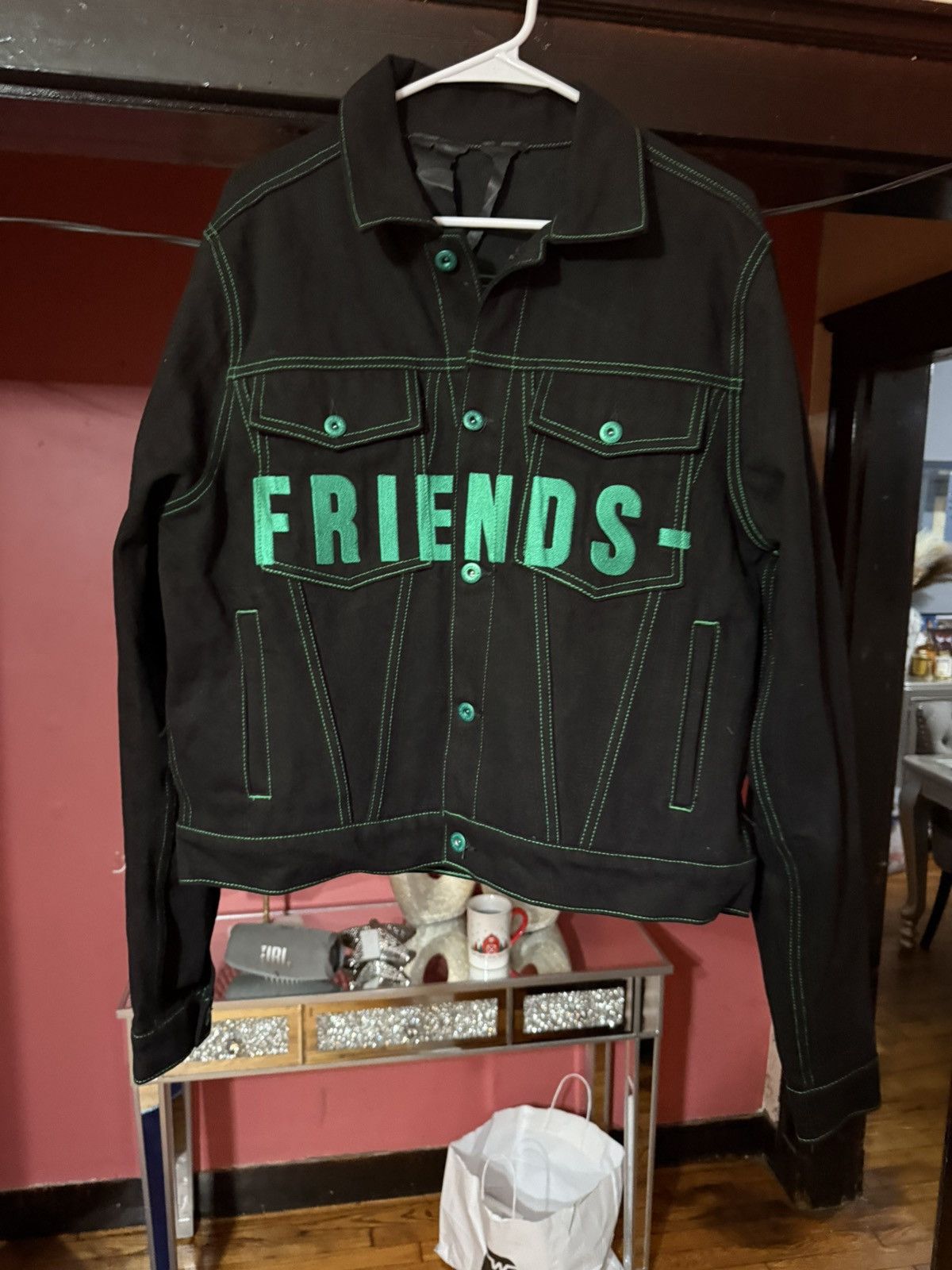 Vlone Vlone Friends Denim Jacket Size Medium Size US M / EU 48-50 / 2 - 1 Thumbnail