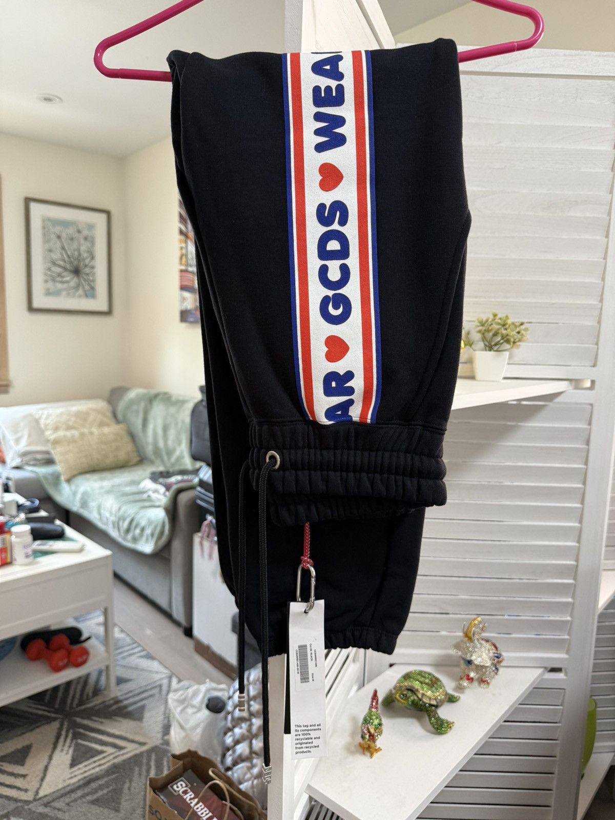 GCDS God Can’t Destroy Streetwear GCDS - “Lovely” Sweatpants Size 32" / US 10 / IT 46 - 2 Thumbnail