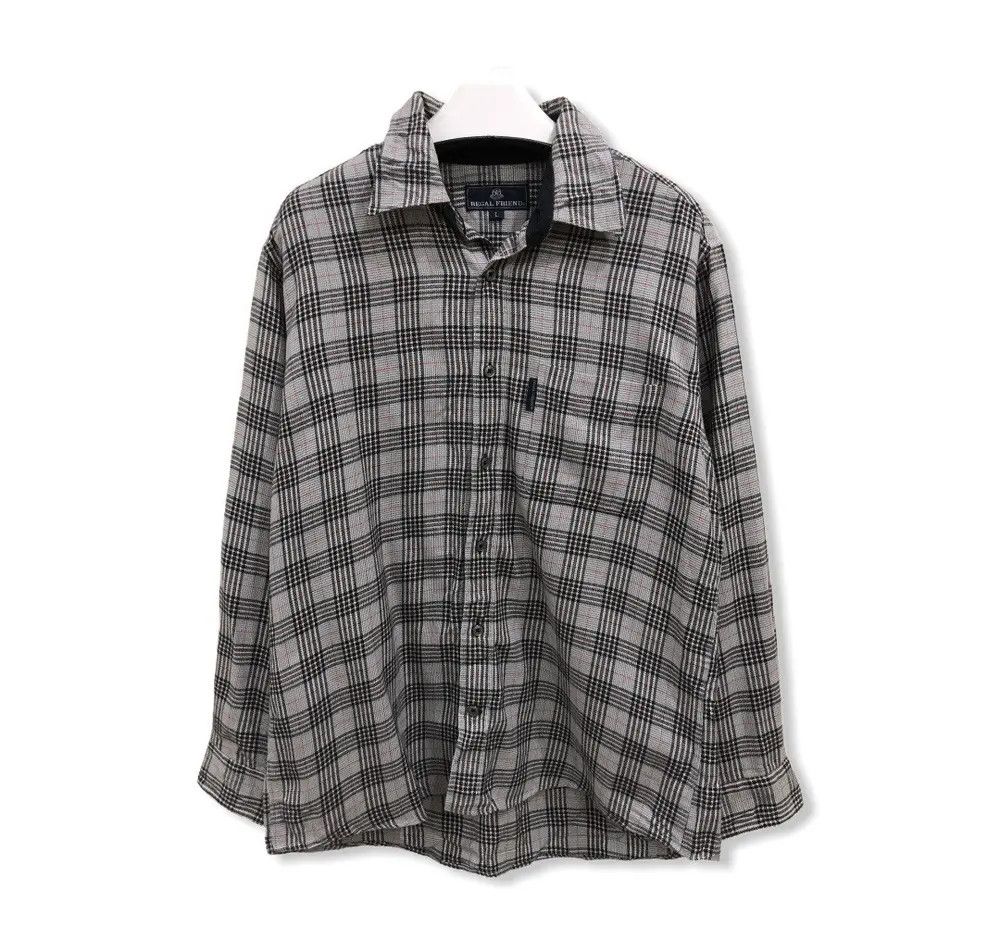 Flannel × Vintage Vintage Regal Friend Plaid Tartan Flannel Shirt 👕 Size US M / EU 48-50 / 2 - 1 Thumbnail
