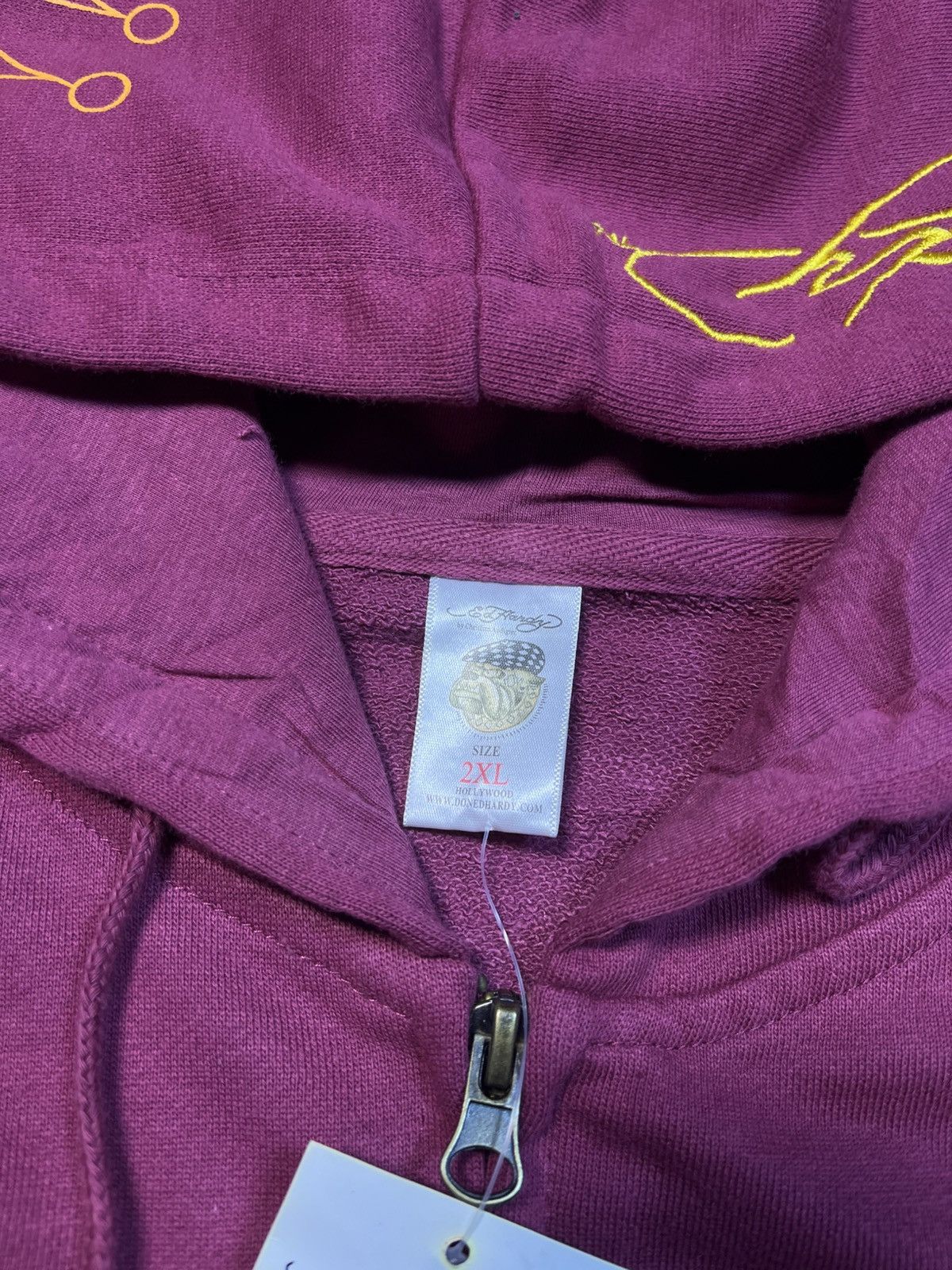 Ed Hardy Ed Hardy by Christian Audigier Zip Hoodie Y2K Streetwear SK8 Size US XXL / EU 58 / 5 - 11 Thumbnail