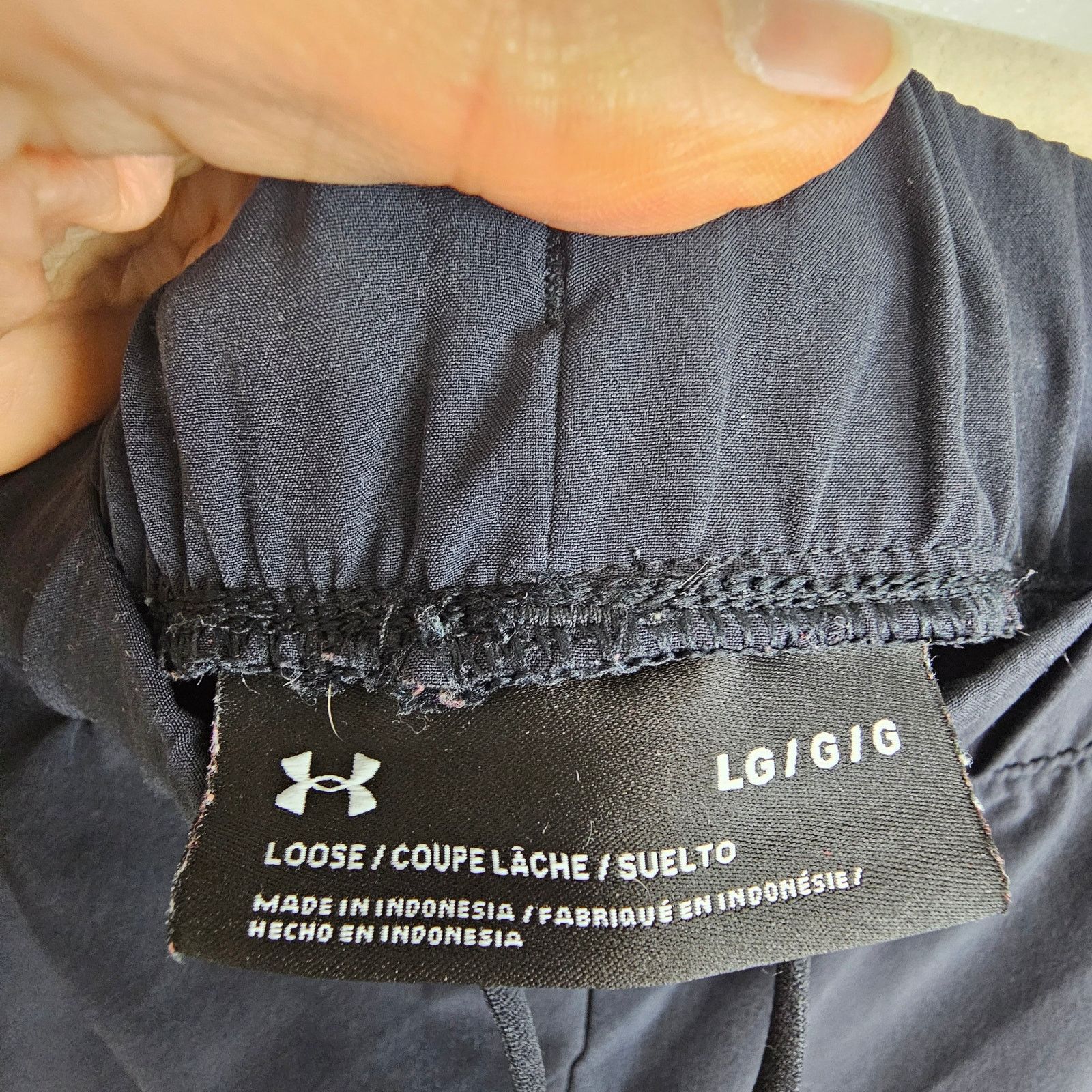 Under Armour Under Armour Women Storm Jogger Pants L Black Stretch Active Size 35" - 5 Thumbnail