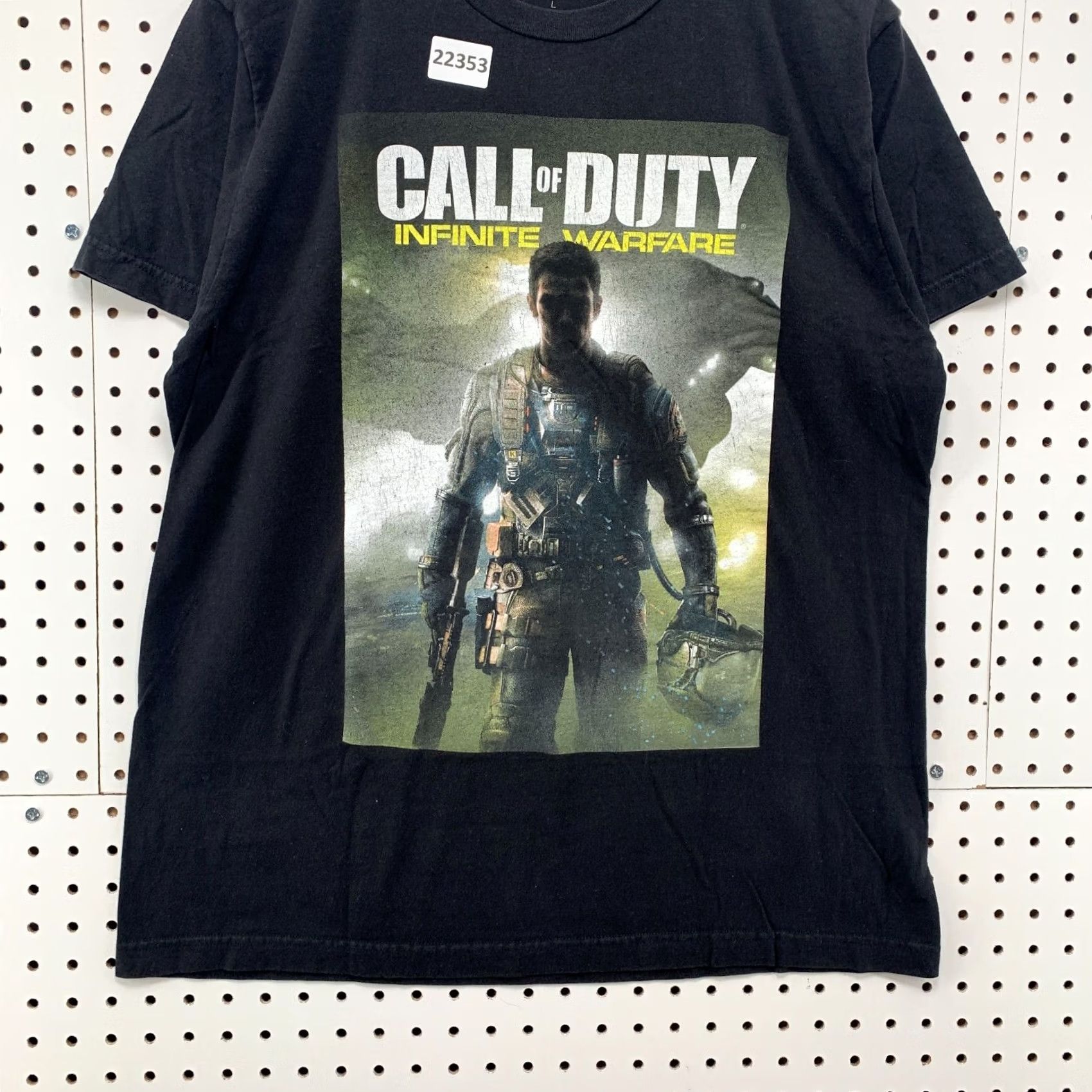 Vintage Call Of Duty Shirt Black Infinite Warfare Graphic Adult Large 21x29 Video Game T Size US L / EU 52-54 / 3 - 6 Thumbnail