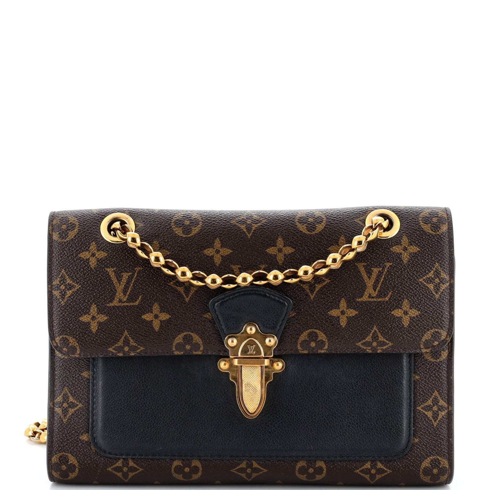 Victoire Handbag Monogram Canvas and Leather None
