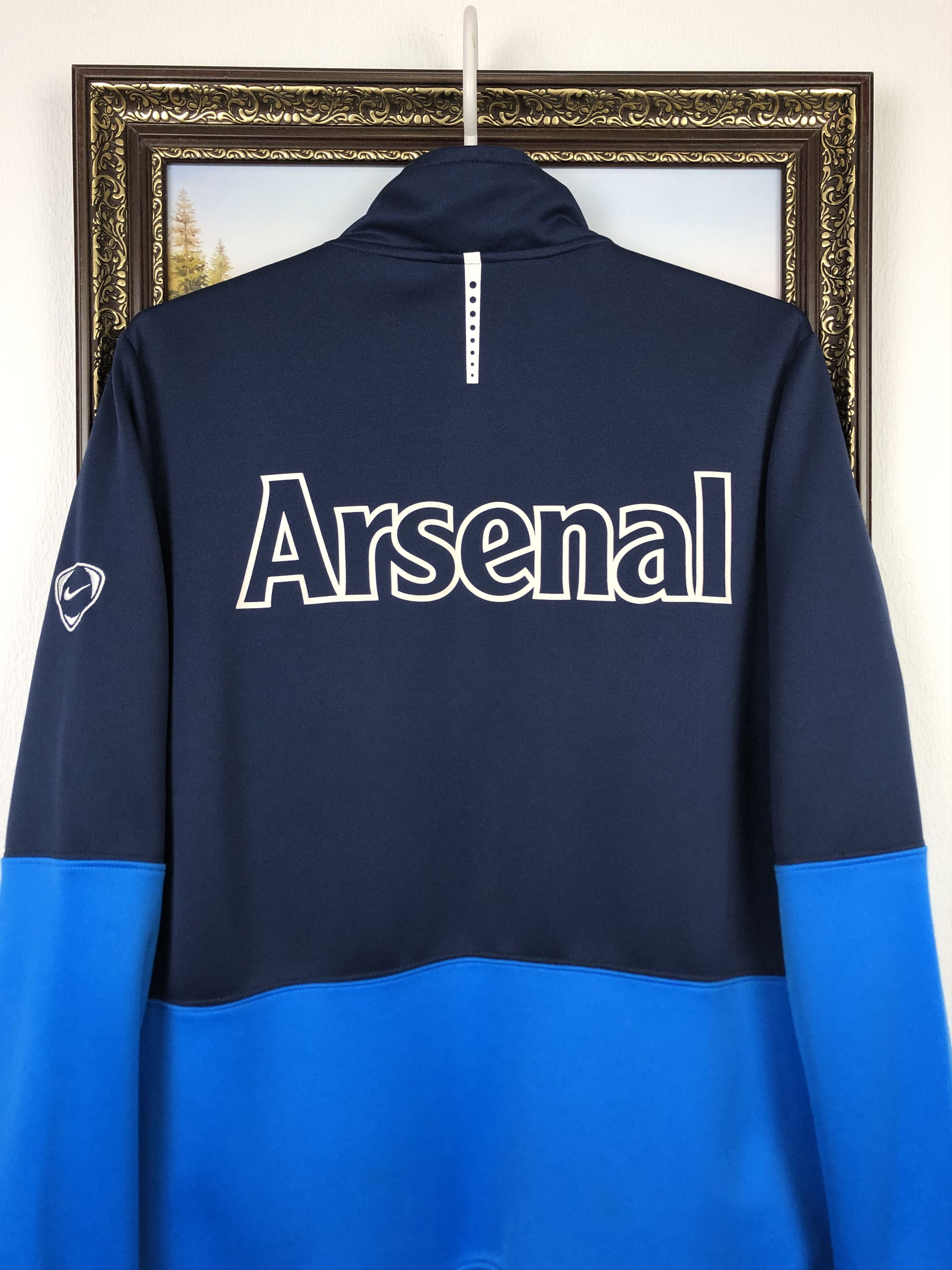 Nike Vintage Arsenal Football Jacket Soccer Track Top Gunners Size US M / EU 48-50 / 2 - 10 Thumbnail