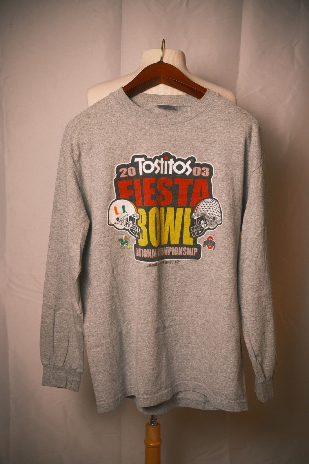 Alstyle Ohio State Buckeyes 03 National Championship Long Sleeve Size US L / EU 52-54 / 3 - 1 Thumbnail