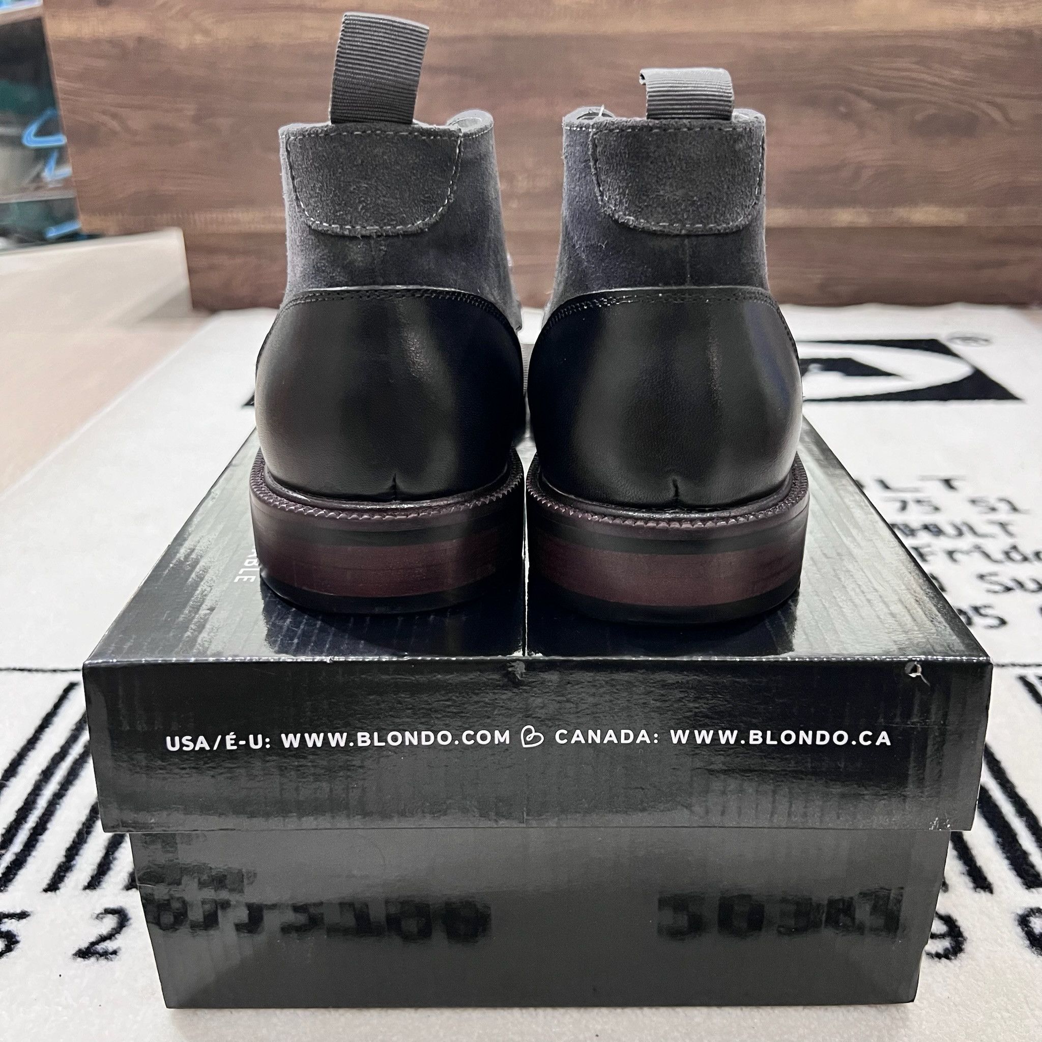 Other Blondo Suede Cow Leather Waterproof Lace Up Lug Chukka Boots Size US 10.5 / EU 43-44 - 4 Thumbnail