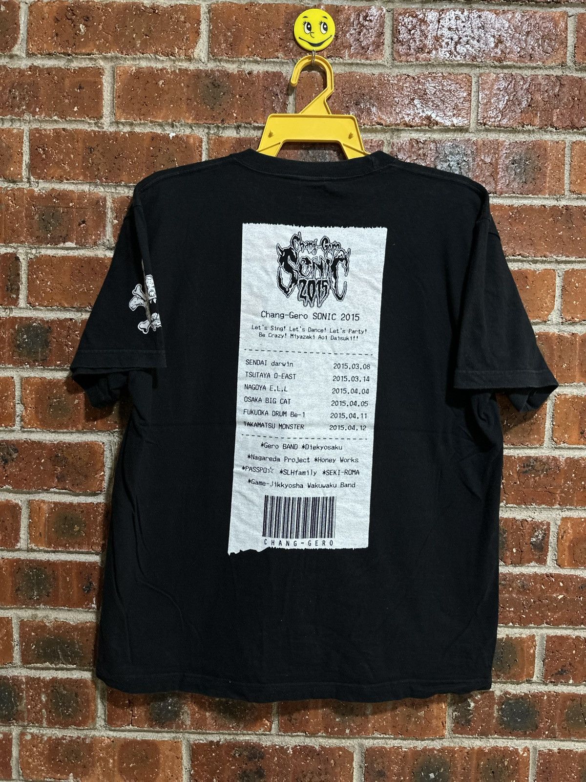 Band Tees × Japanese Brand Chang Gero Sonic 2015 Tee Size US L / EU 52-54 / 3 - 5 Thumbnail
