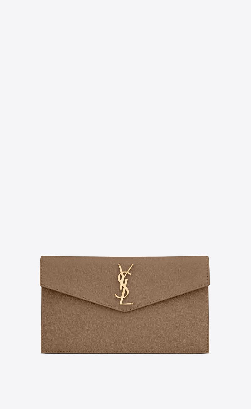 Saint Laurent Paris o1s1wg111225 565739 Size: OS / Uptown Pouch in Leather Size ONE SIZE - 1 Thumbnail