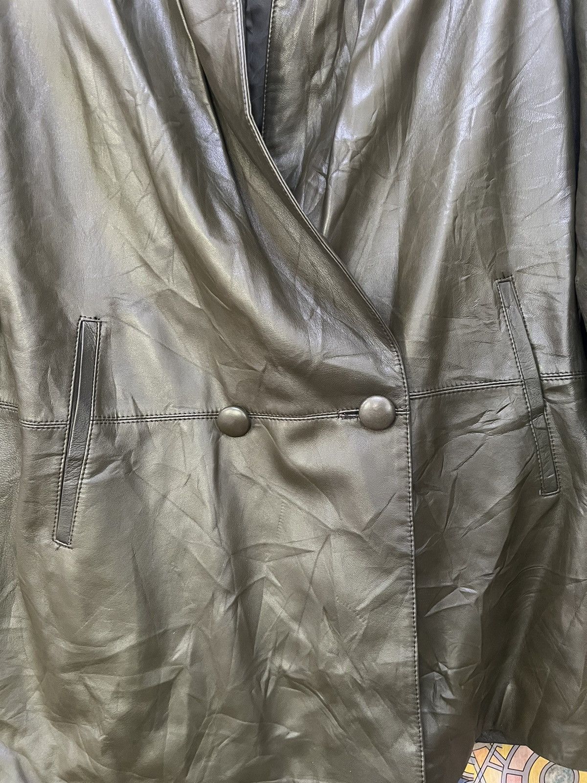 Japanese Brand × Leather 90s Vintage Marie Clair Lamb Leather Coat Marie Claire. GJ37 Size US L / EU 52-54 / 3 - 12 Thumbnail