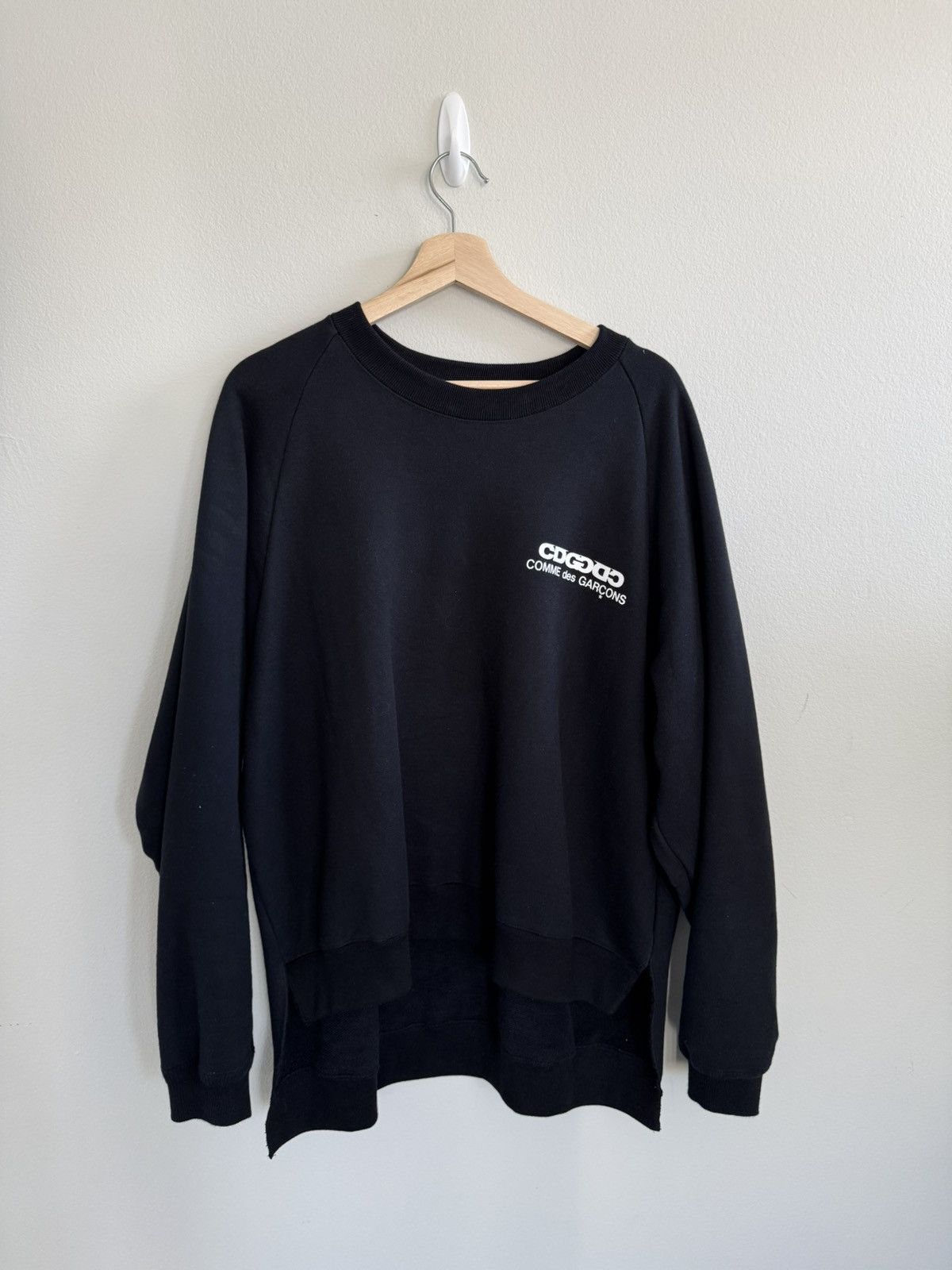 CDG × Comme des Garcons CDG OVERSIZED HOODED SWEATSHIRT size