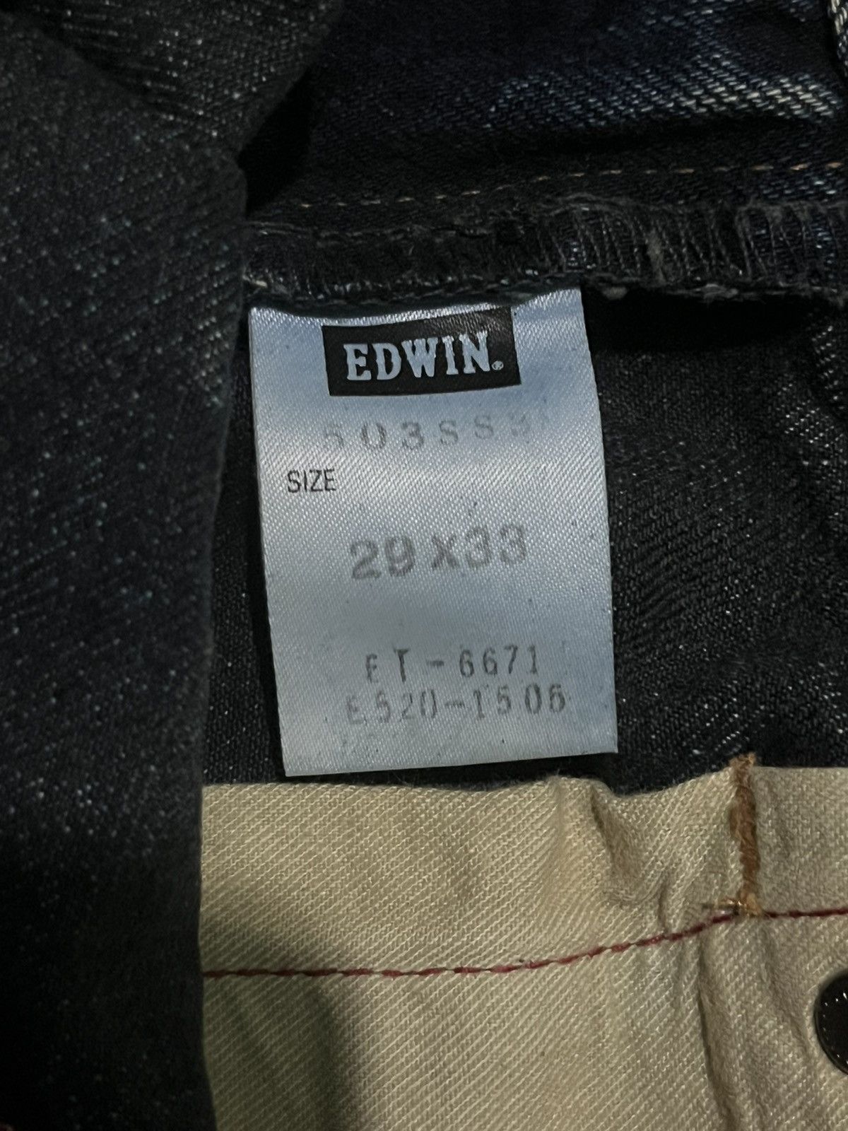 Edwin × If Six Was Nine × Le Grande Bleu (L.G.B.) ⚡️Flare⚡️Vintage Edwin 503SS3 Grunge Style Mud Washed Jeans Size US 29 - 20 Thumbnail