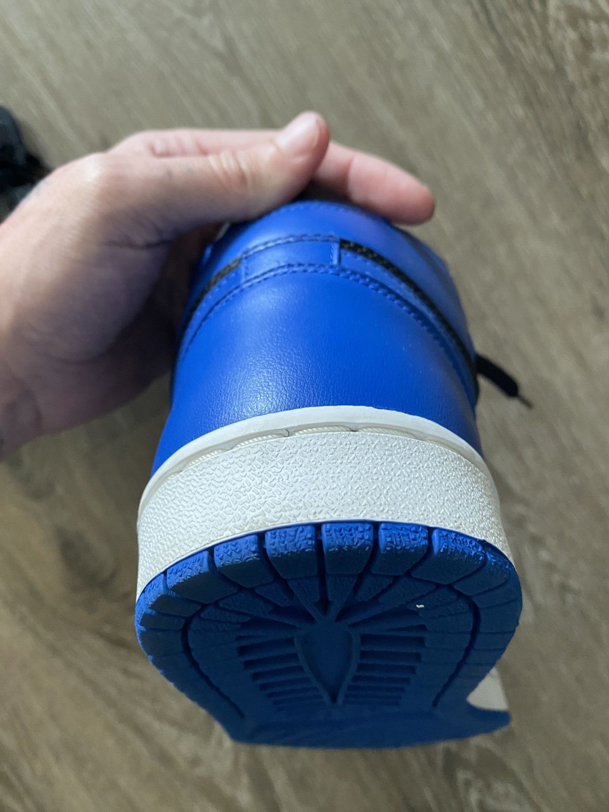 Jordan Brand 2001 Retro 1 Royal Toe Jordan Shoes Size US 11.5 / EU 44-45 - 4 Thumbnail