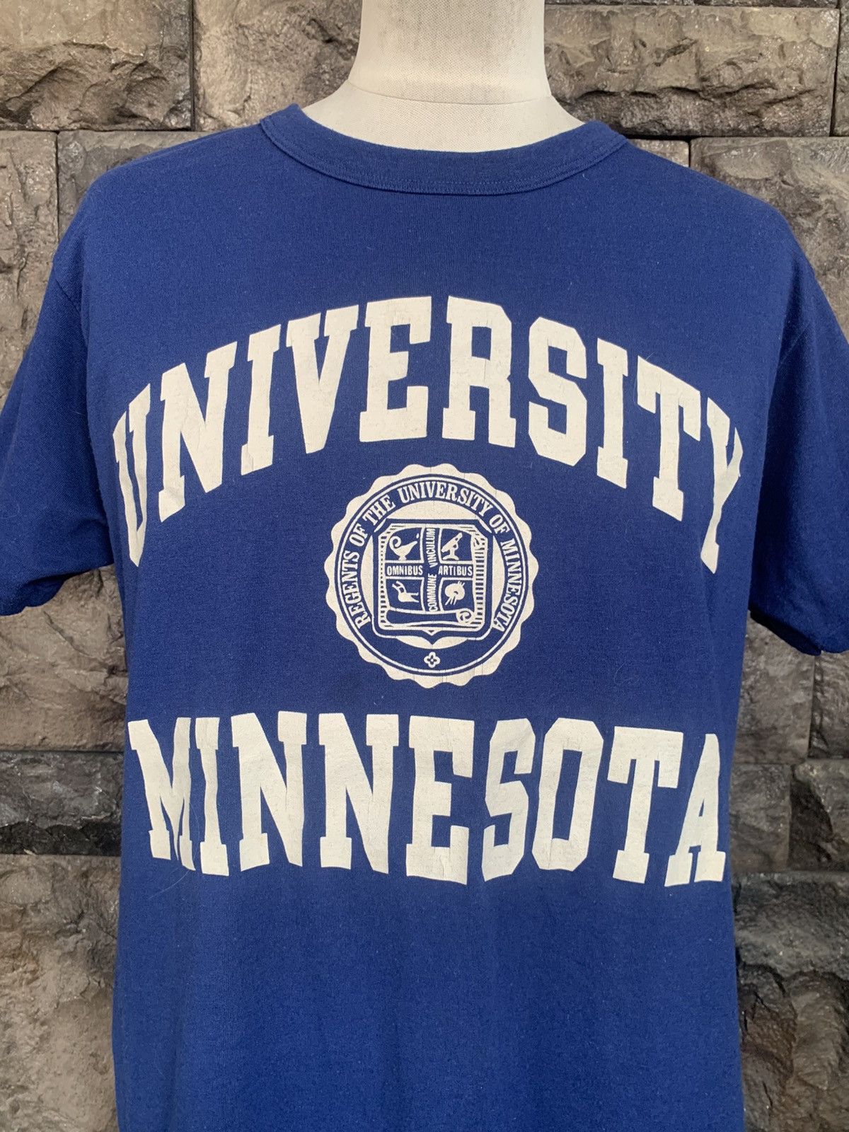 Champion Vintage 80s Champion University Minnesota Tri Blend T shirt Size US L / EU 52-54 / 3 - 2 Thumbnail