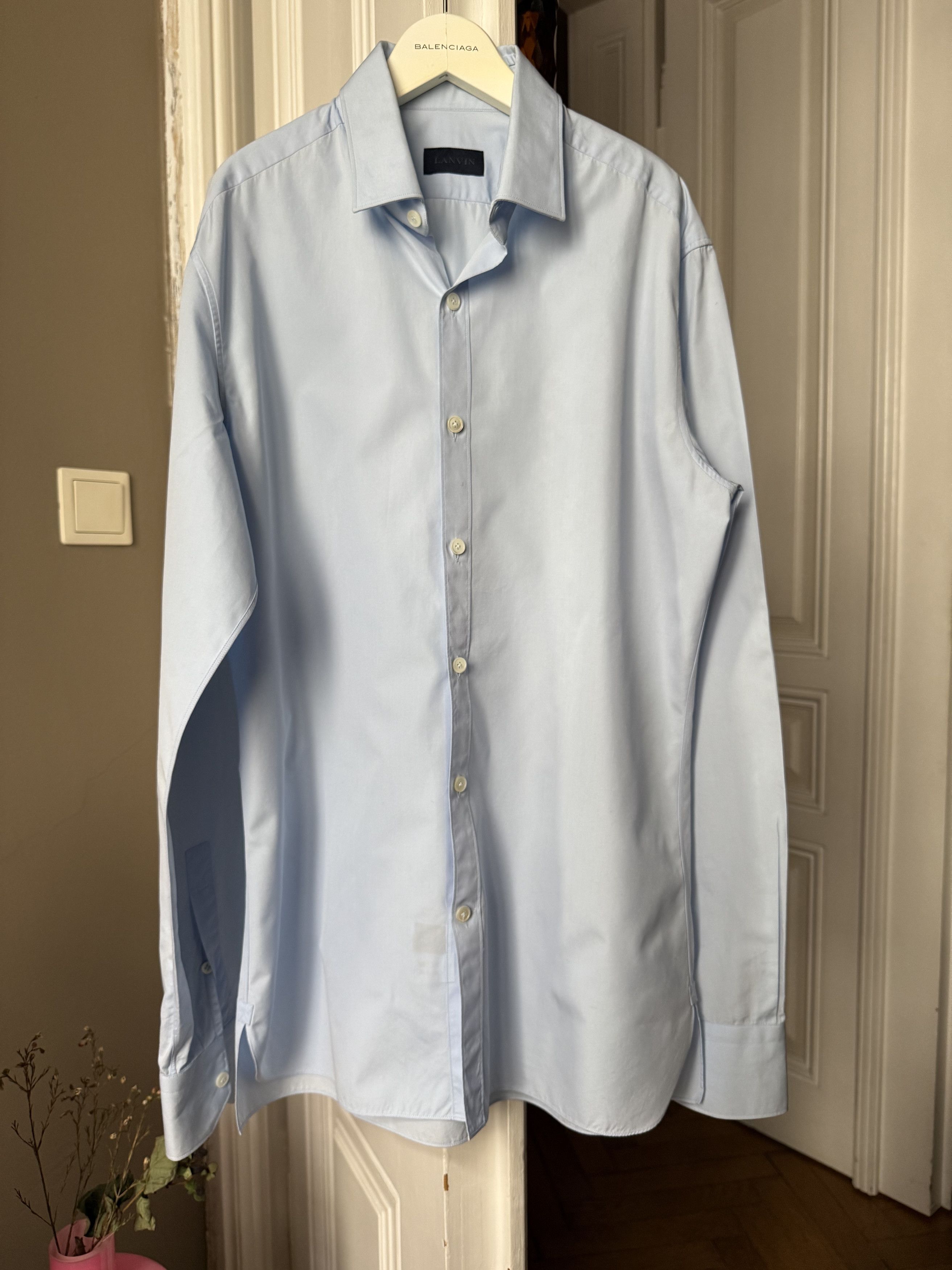 Lanvin LANVIN SHIRT TOP CONDITION-SIZE 39 Size US S / EU 44-46 / 1 - 1 Thumbnail