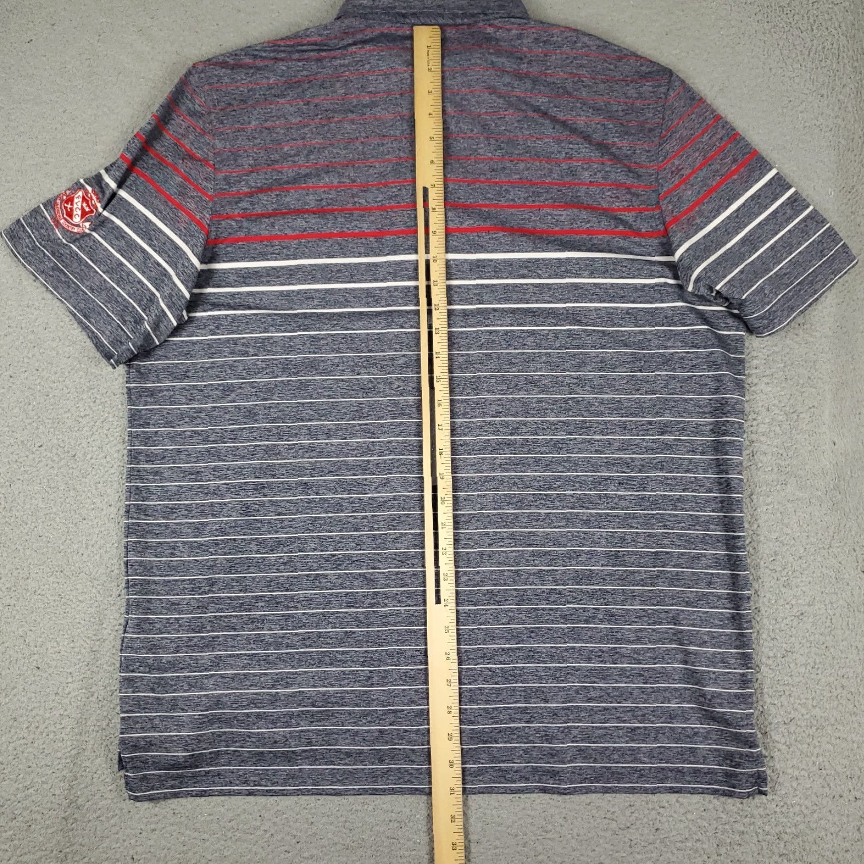 Vineyard Vines VINEYARD VINES Polo Shirt Mens XL BlueStripe Performance Fort Lauderdale Golf Shirt Size US XL / EU 56 / 4 - 4 Thumbnail