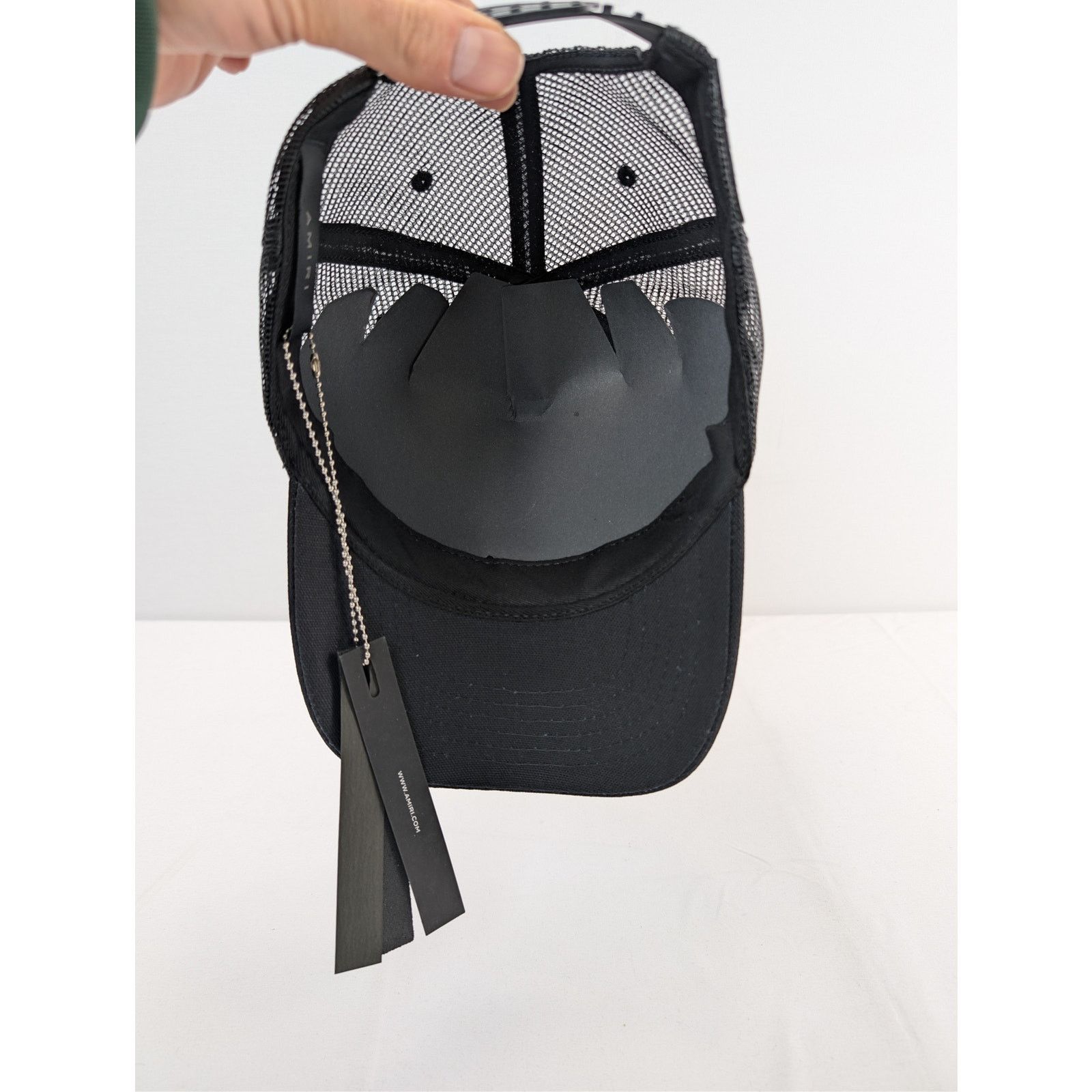 Amiri o1rshd1 Q:2 / Size: OS / Wolf Logo Trucker Cap / Hat Black Size ONE SIZE - 9 Thumbnail
