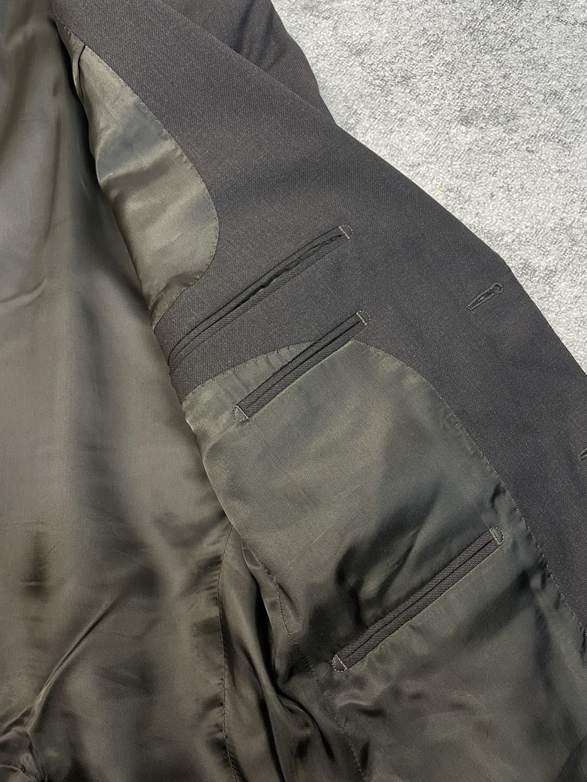Gucci Gucci Men's Black Cotton uniform Suit with dustbag Size 44S - 11 Thumbnail