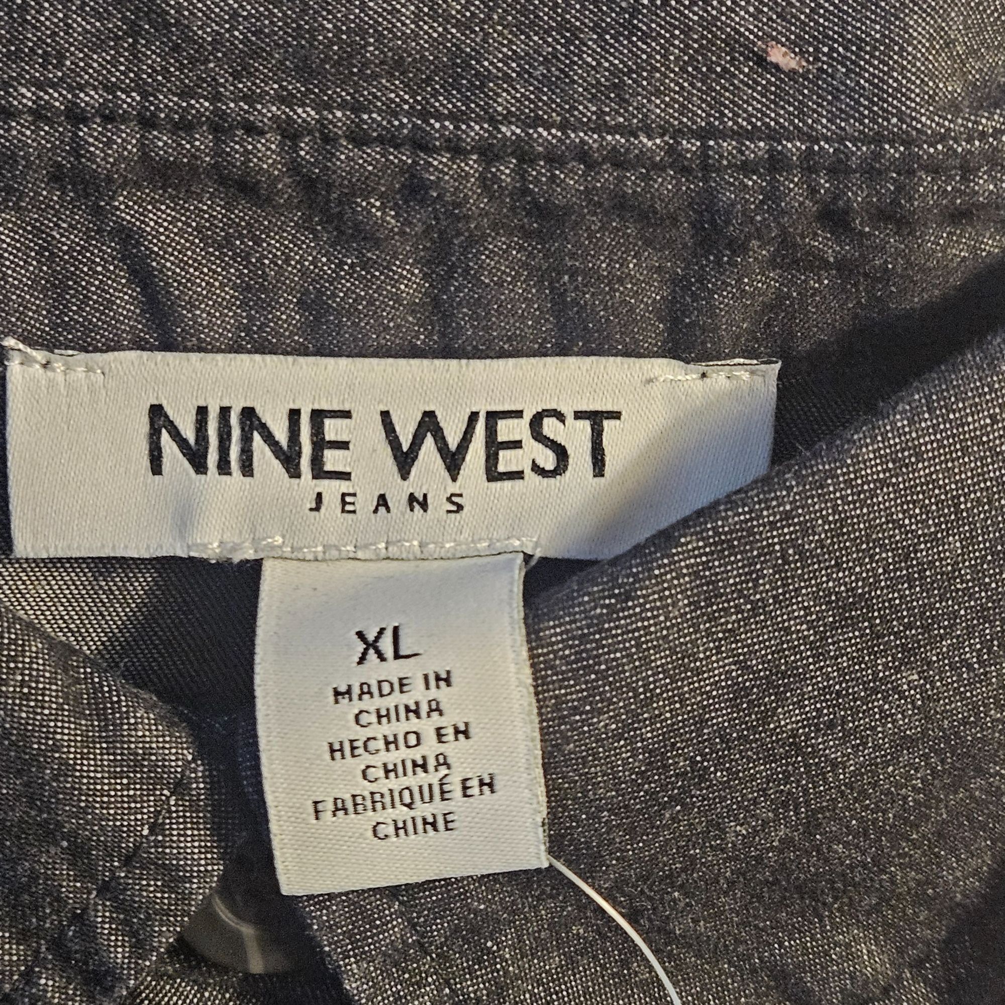 Nine West Nine West NWT Women’s Denim Shirt Dress Size XL Long Sleeve Size XL / US 12-14 / IT 48-50 - 4 Thumbnail