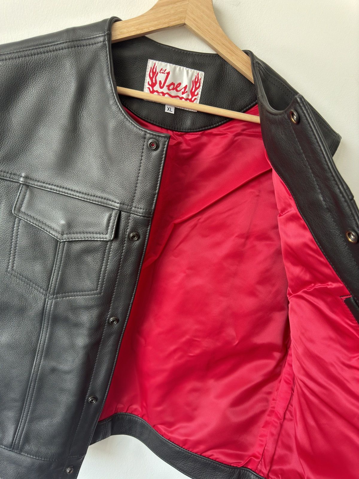 Joe's Joes Leather Motorcycle Vest Size US XL / EU 56 / 4 - 11 Thumbnail