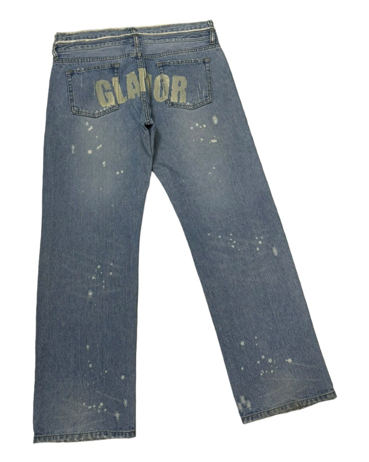 Hysteric Glamour 🔥DOUBLE WAIST JAPANESE BRAND GLAMOR BAGGY DENIM JEANS Size US 34 / EU 50 - 3 Thumbnail