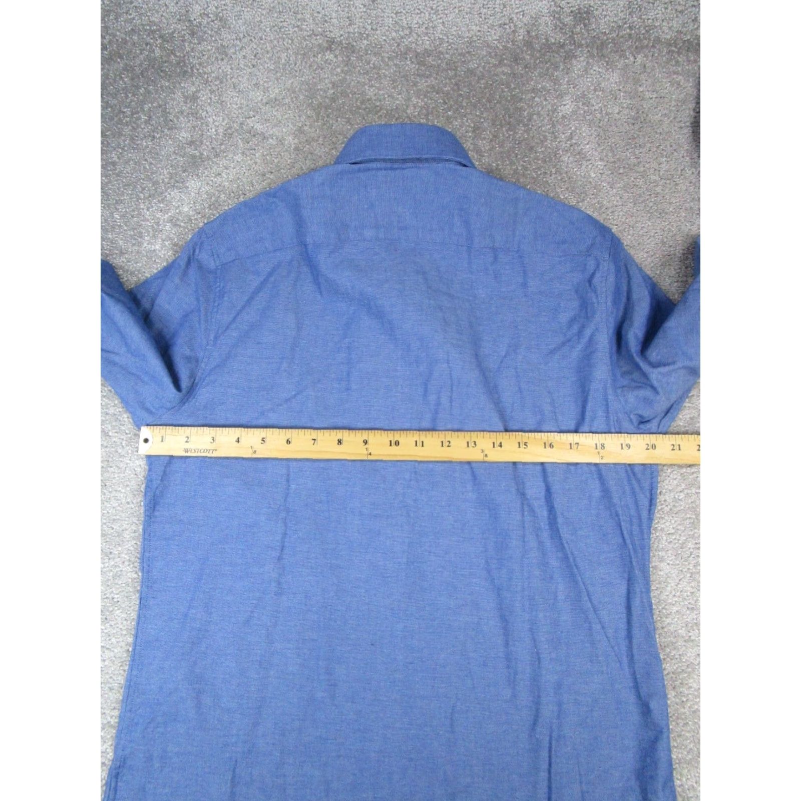 Bonobos Bonobos Shirt Mens 15 Blue Cotton Button Up Adult Medium Blue Cotton Bonobos Shirt Button-Up Shirts Mens 15 Blue Size US M / EU 48-50 / 2 - 5 Thumbnail