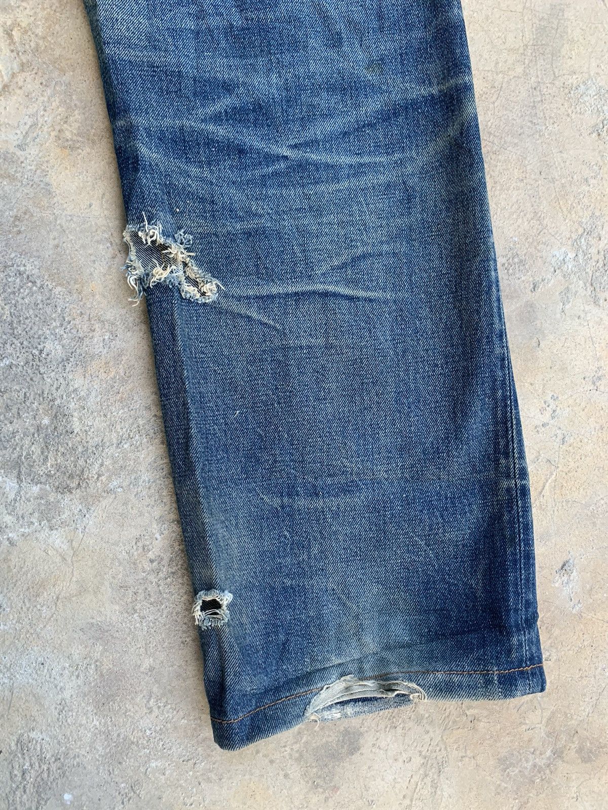 Sugar Cane Vintage Distressed Sugar Cane Redline Selvedge Denim Size US 30 / EU 46 - 18 Thumbnail