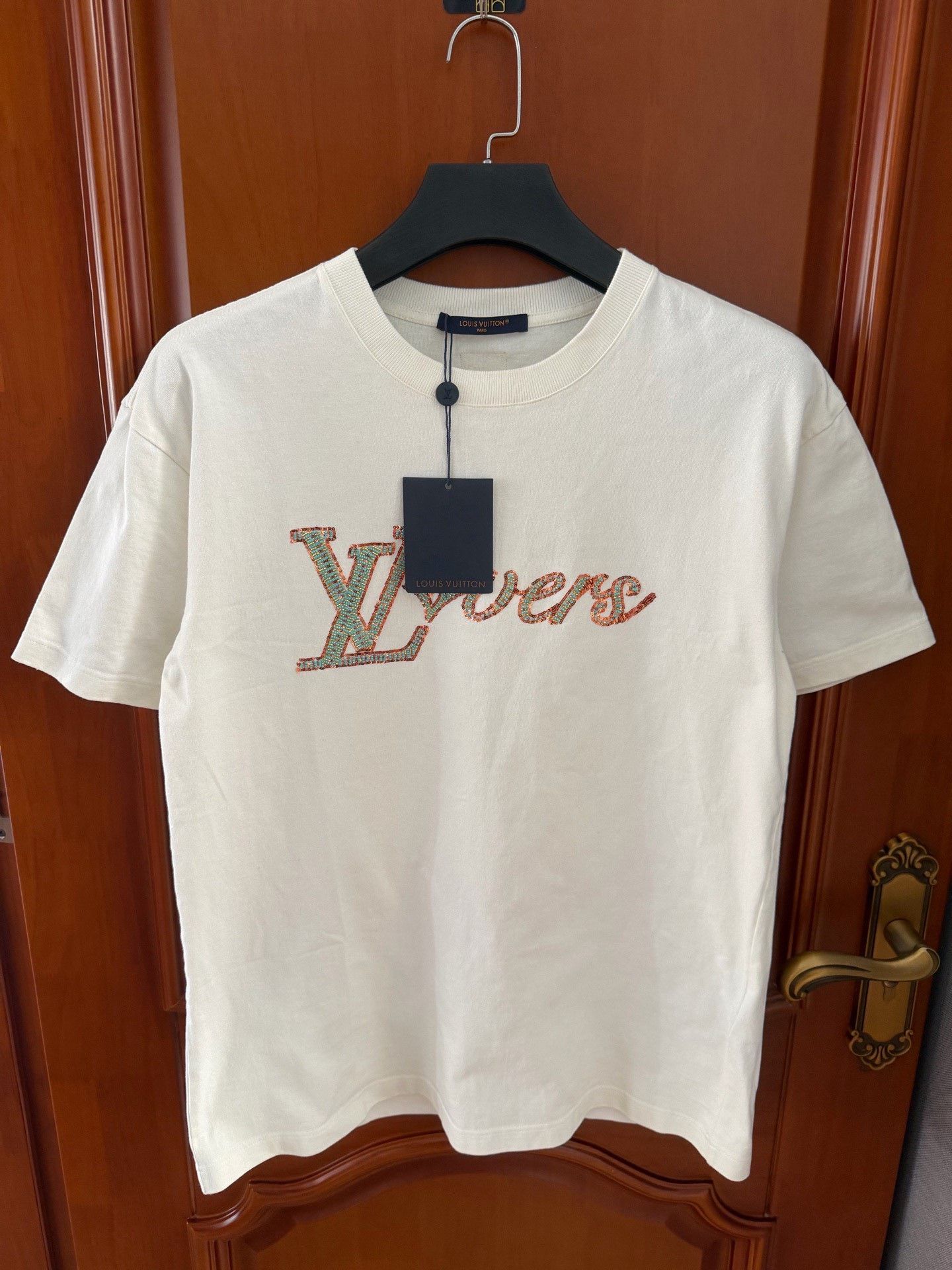 Louis Vuitton Louis Vuitton White T-Shirt l Men Size US L / EU 52-54 / 3 - 1 Thumbnail