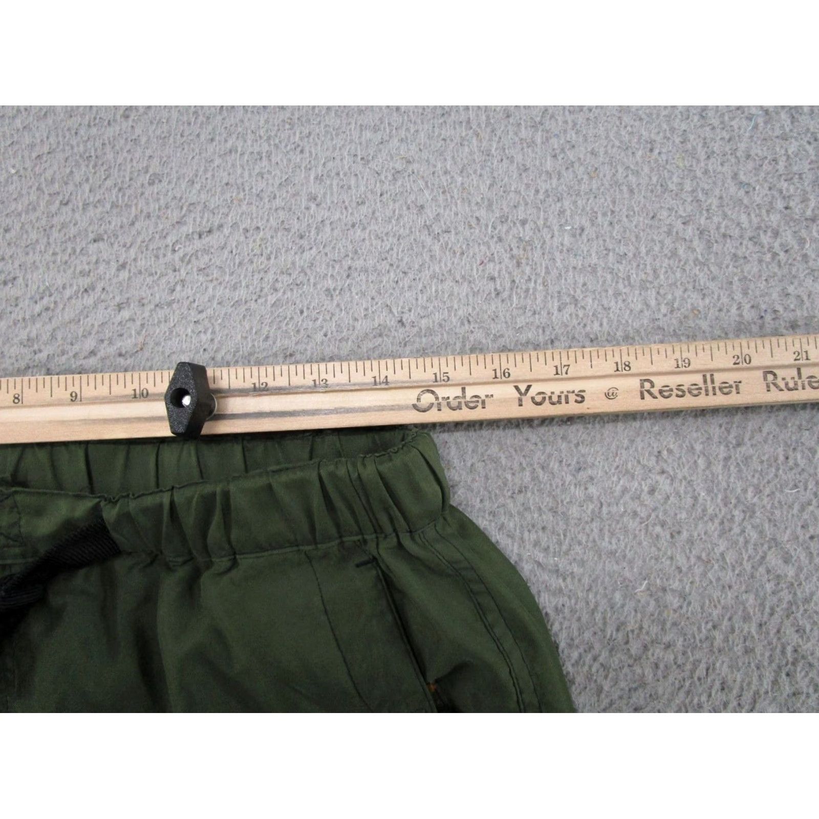 Old Navy VTG Old Navy Elastic Waist Belted Green Baggy Straight Leg Pants SZ M Loose Size US 31 - 6 Thumbnail