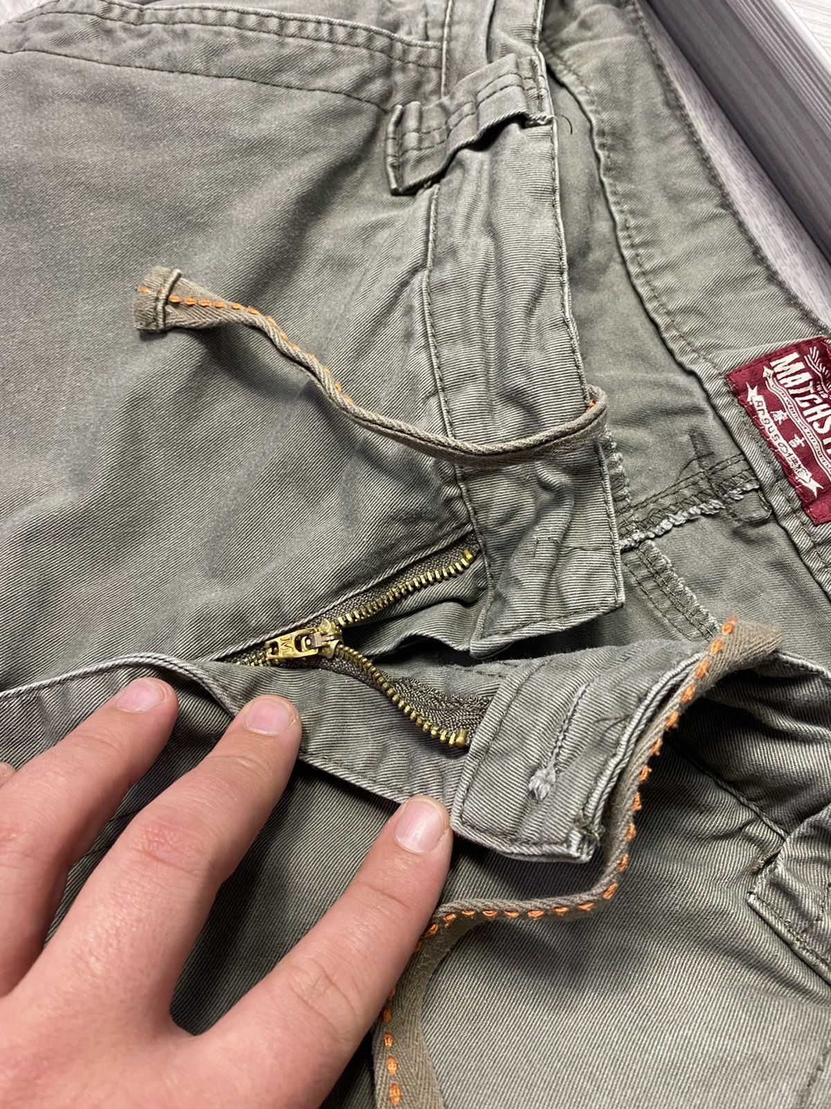 Japanese Brand × Vintage Vintage Matchstick Bondage Multi Pocket Cargo Pants Size US 34 / EU 50 - 8 Thumbnail